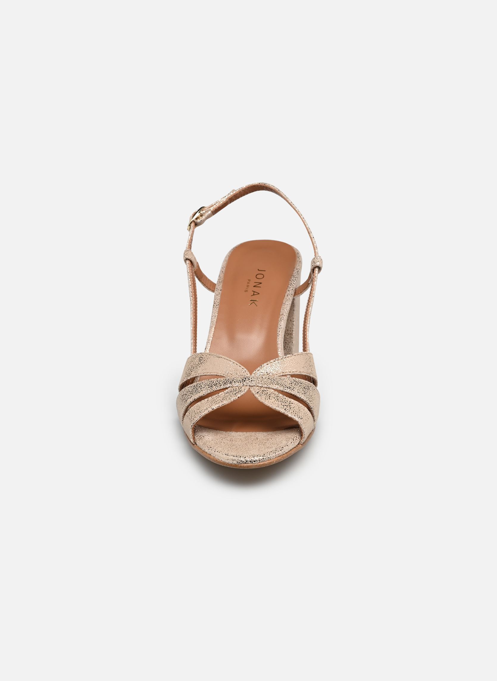 Sandalen DEBACA dames goud en brons Jonak Sandalen DEBACA dames goud en brons Croute Laminee Platine
