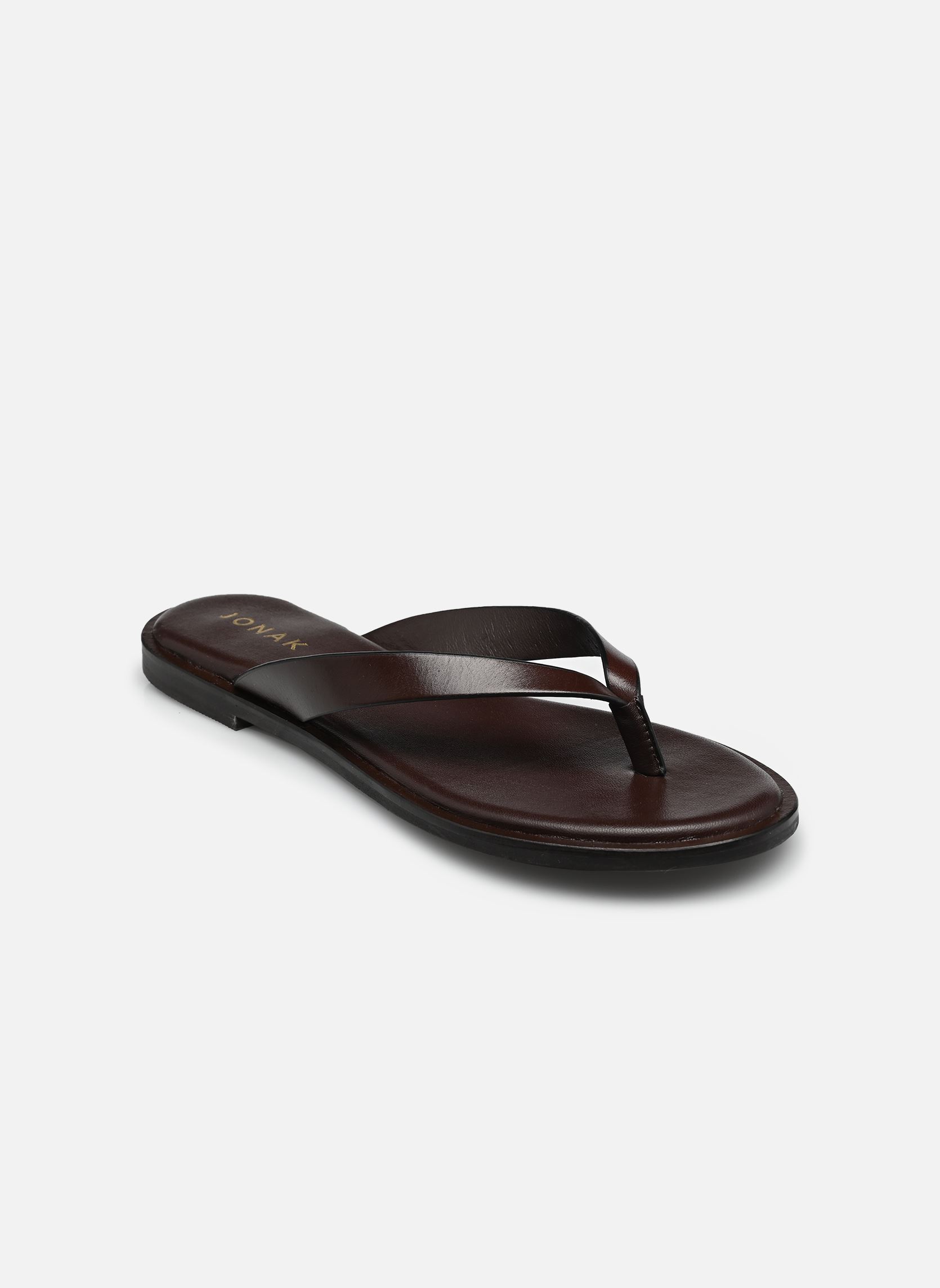 Mules WITTY femme marron Jonak Mules WITTY femme marron cuir marron foncé