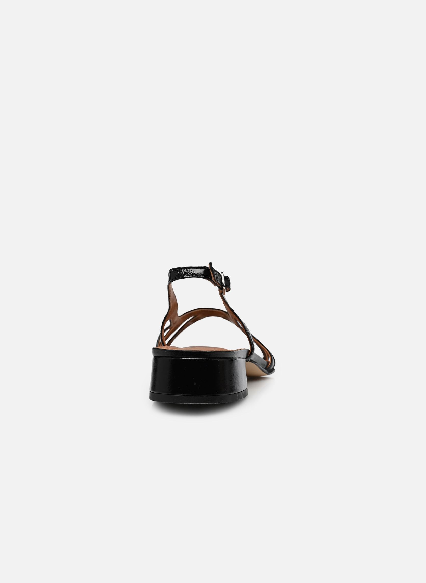 Sandales ARGOS femme noir Jonak Sandales ARGOS femme noir cuir brillant noir