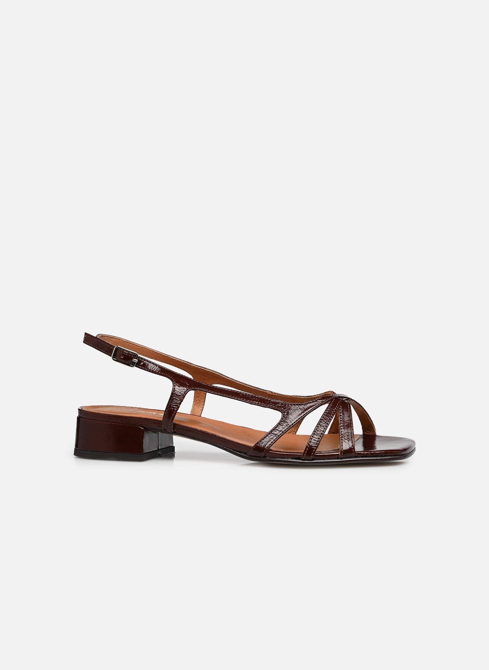 Sandalen ARGOS damen braun Jonak Sandalen ARGOS damen braun CUIR BRILLANT MARRON