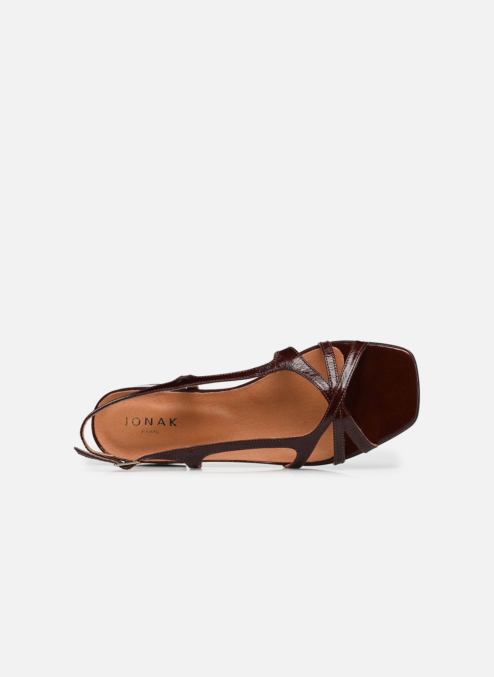 Sandalen ARGOS damen braun Jonak Sandalen ARGOS damen braun CUIR BRILLANT MARRON