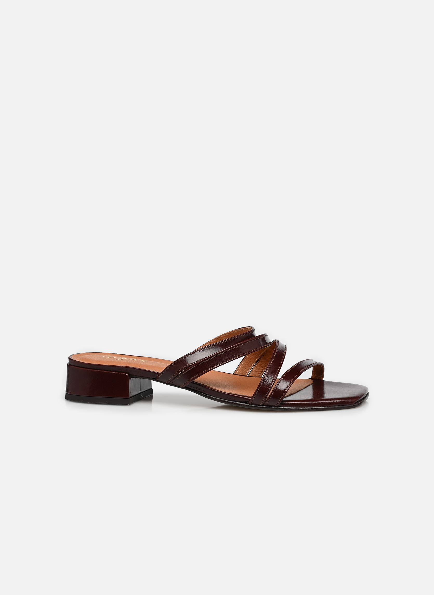 Pantoletten und Clogs ALPILLES damen braun Jonak Pantoletten und Clogs ALPILLES damen braun Cuir Brillant Chocolat