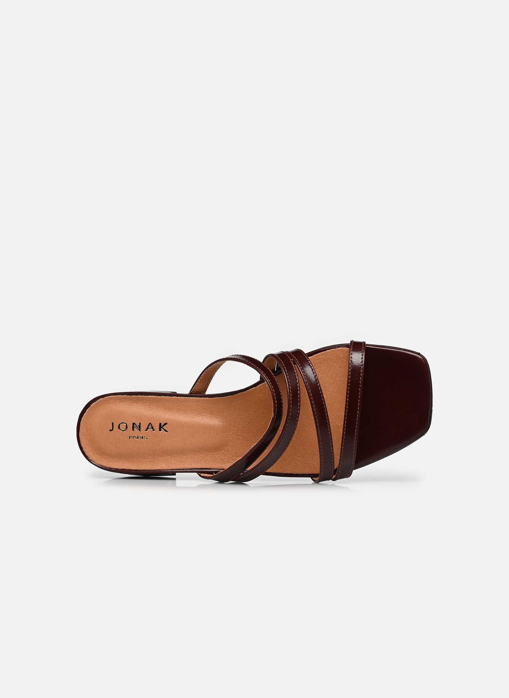Pantoletten und Clogs ALPILLES damen braun Jonak Pantoletten und Clogs ALPILLES damen braun Cuir Brillant Chocolat