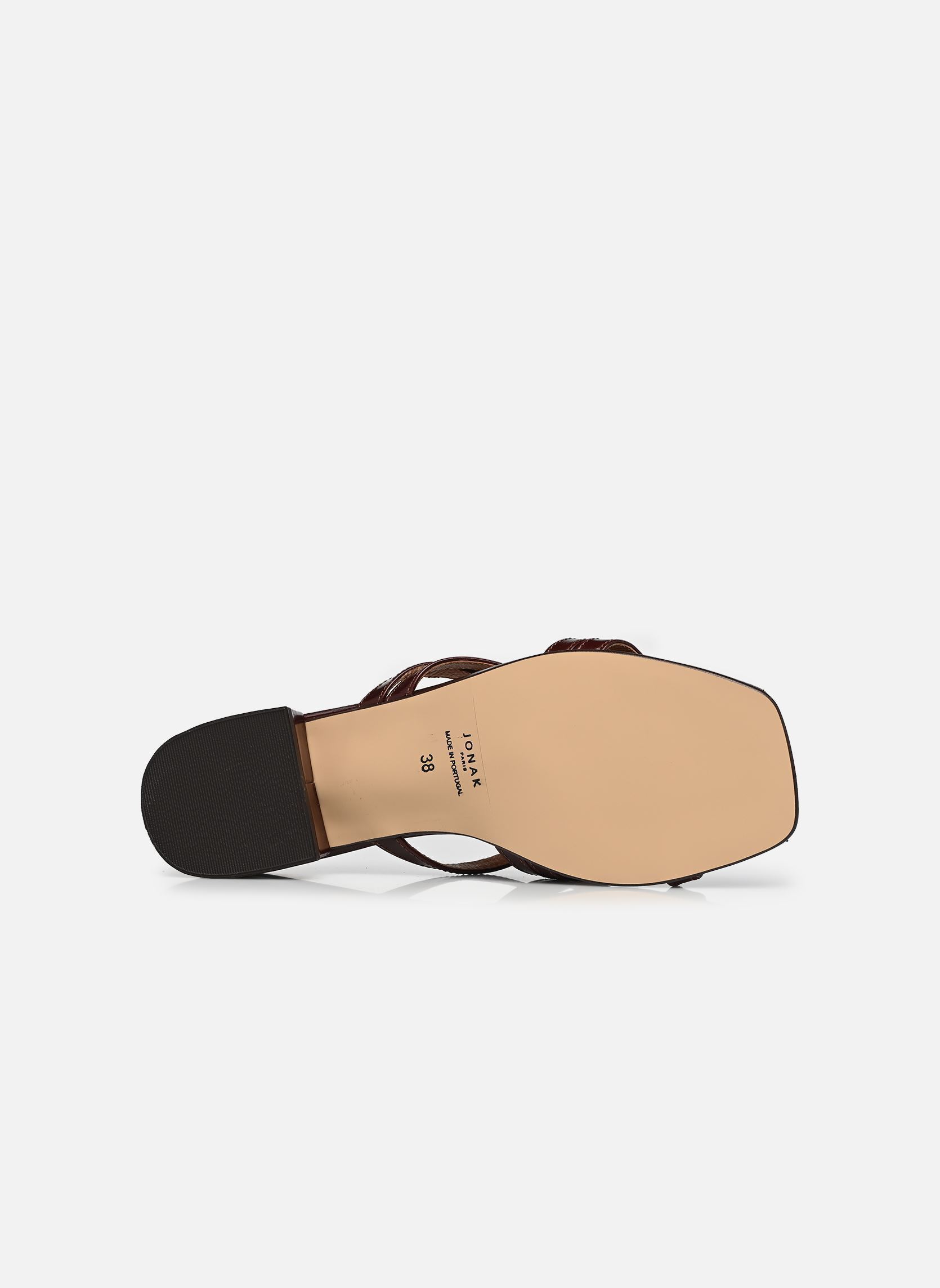 Pantoletten und Clogs ALPILLES damen braun Jonak Pantoletten und Clogs ALPILLES damen braun Cuir Brillant Chocolat