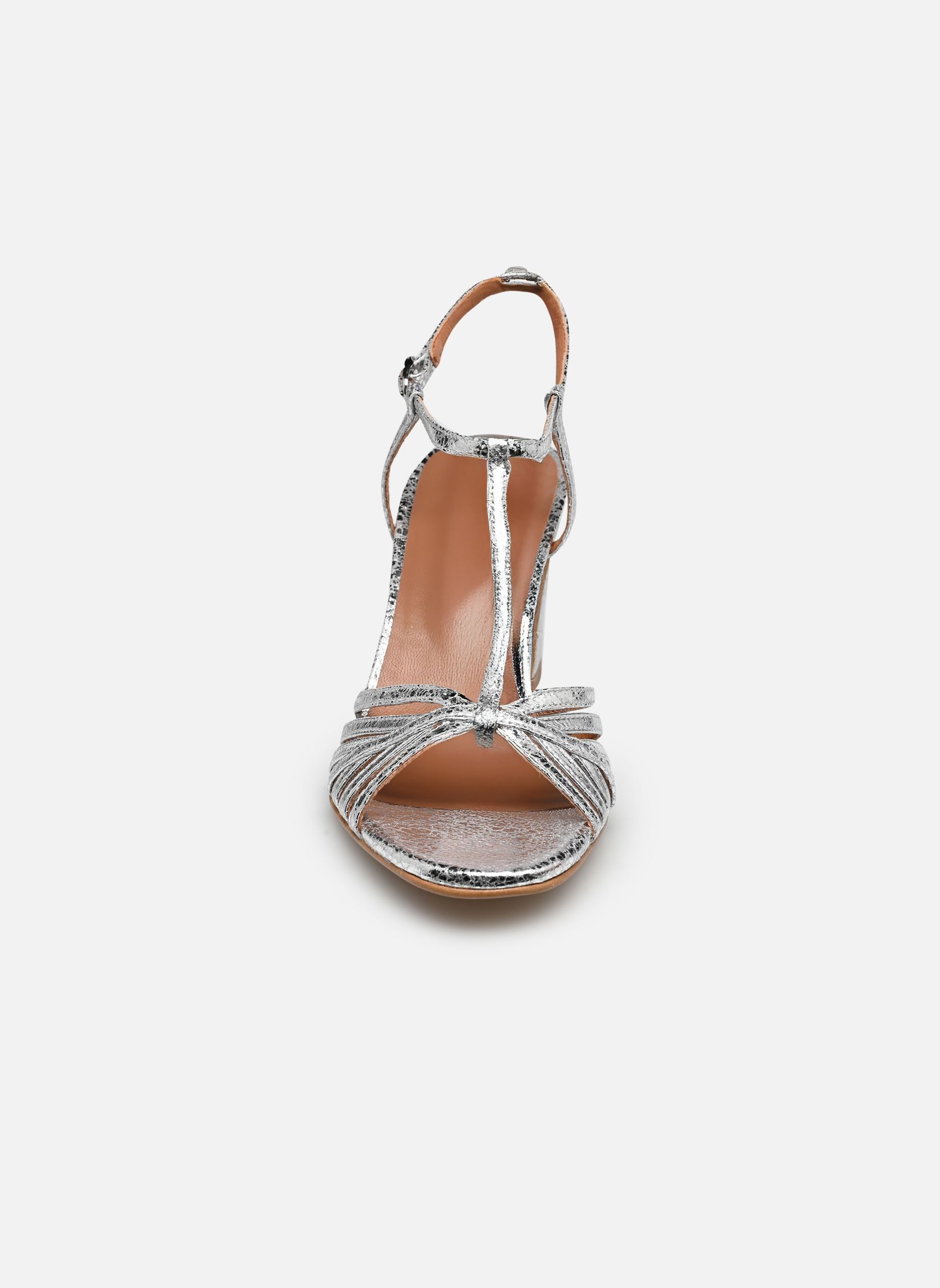 Sandalen VOLIA dames zilver Jonak Sandalen VOLIA dames zilver Cuir Craquele Argent