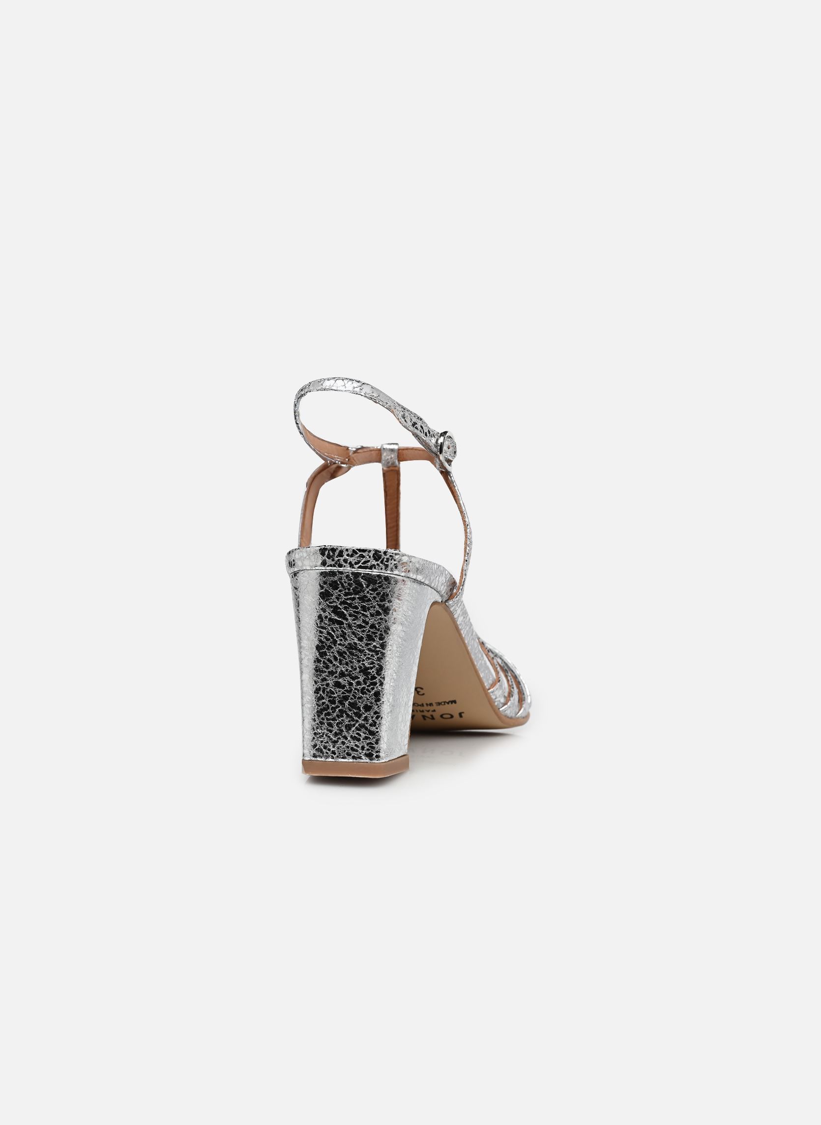 Sandalen VOLIA dames zilver Jonak Sandalen VOLIA dames zilver Cuir Craquele Argent