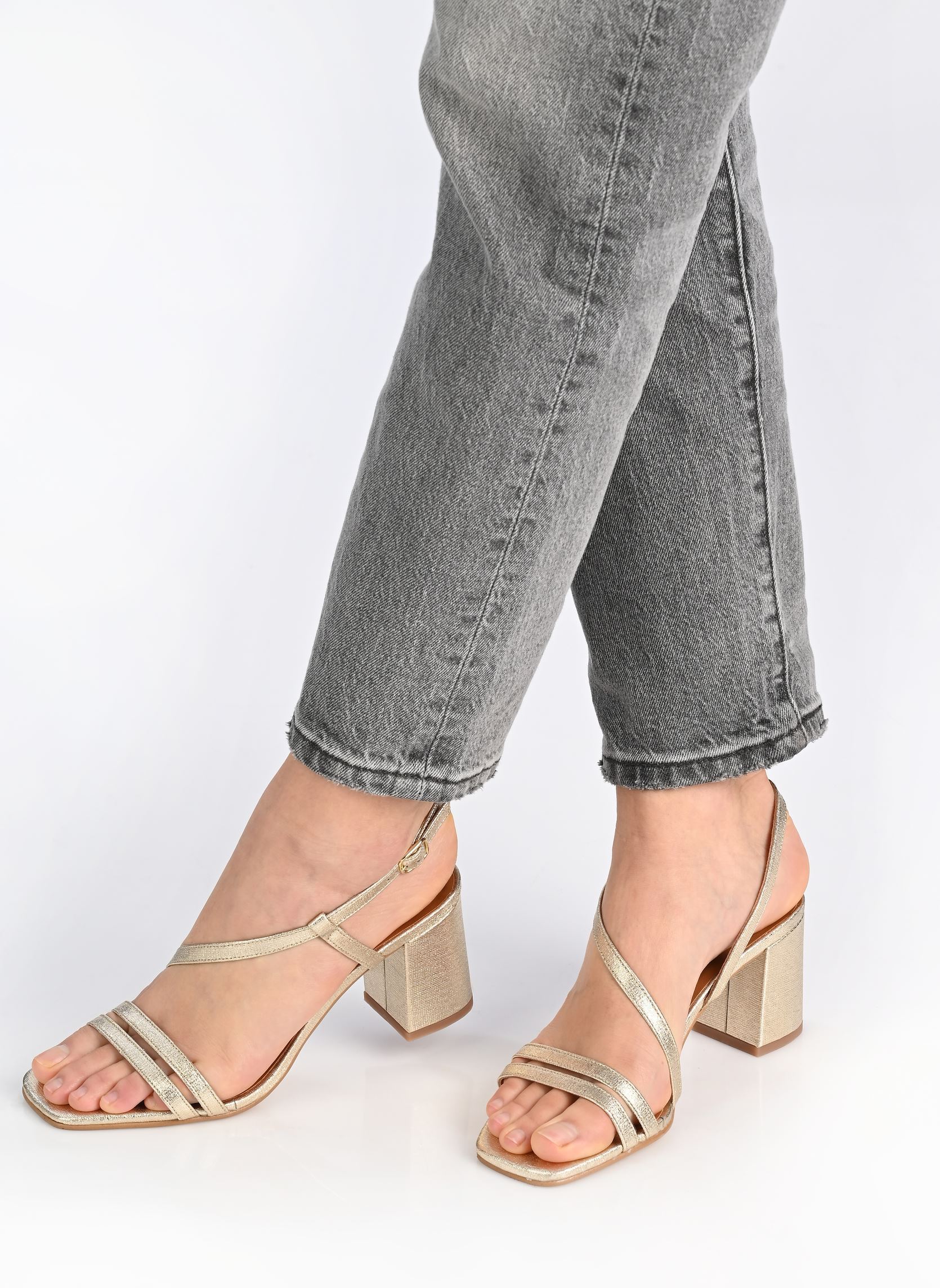 Sandalen VIMY dames goud en brons Jonak Sandalen VIMY dames goud en brons Synthe Metallise Platine