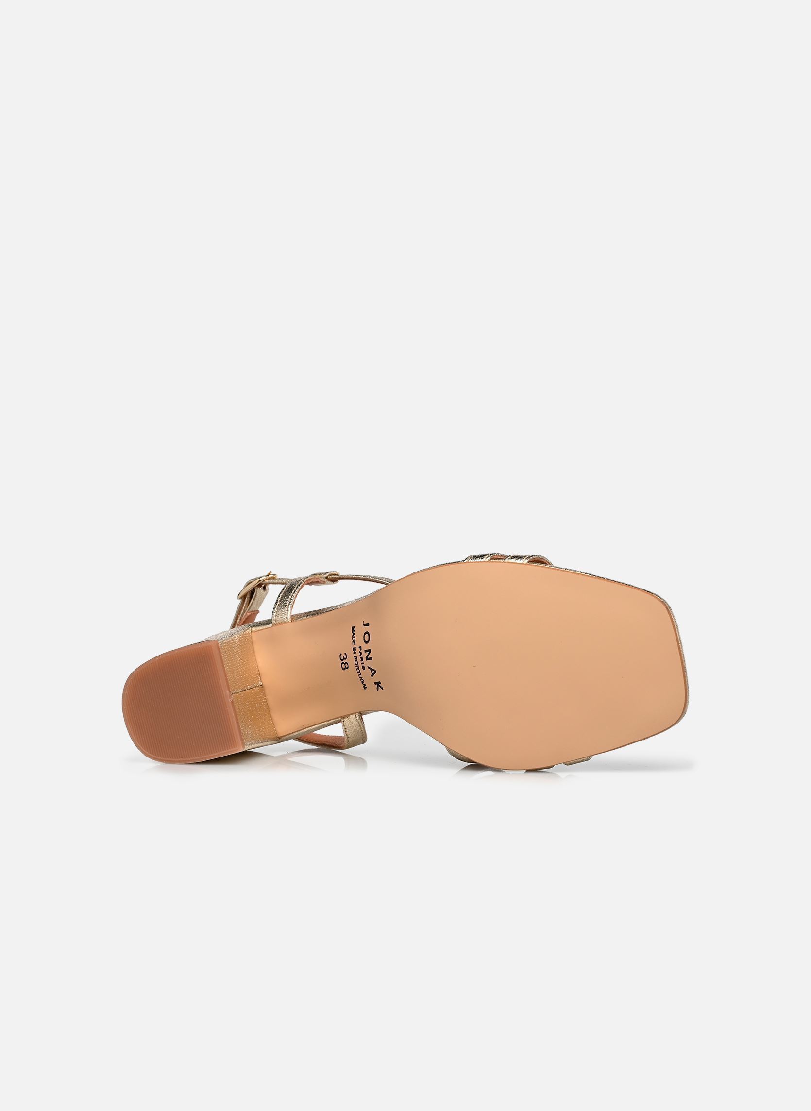 Sandalen VIMY dames goud en brons Jonak Sandalen VIMY dames goud en brons Synthe Metallise Platine