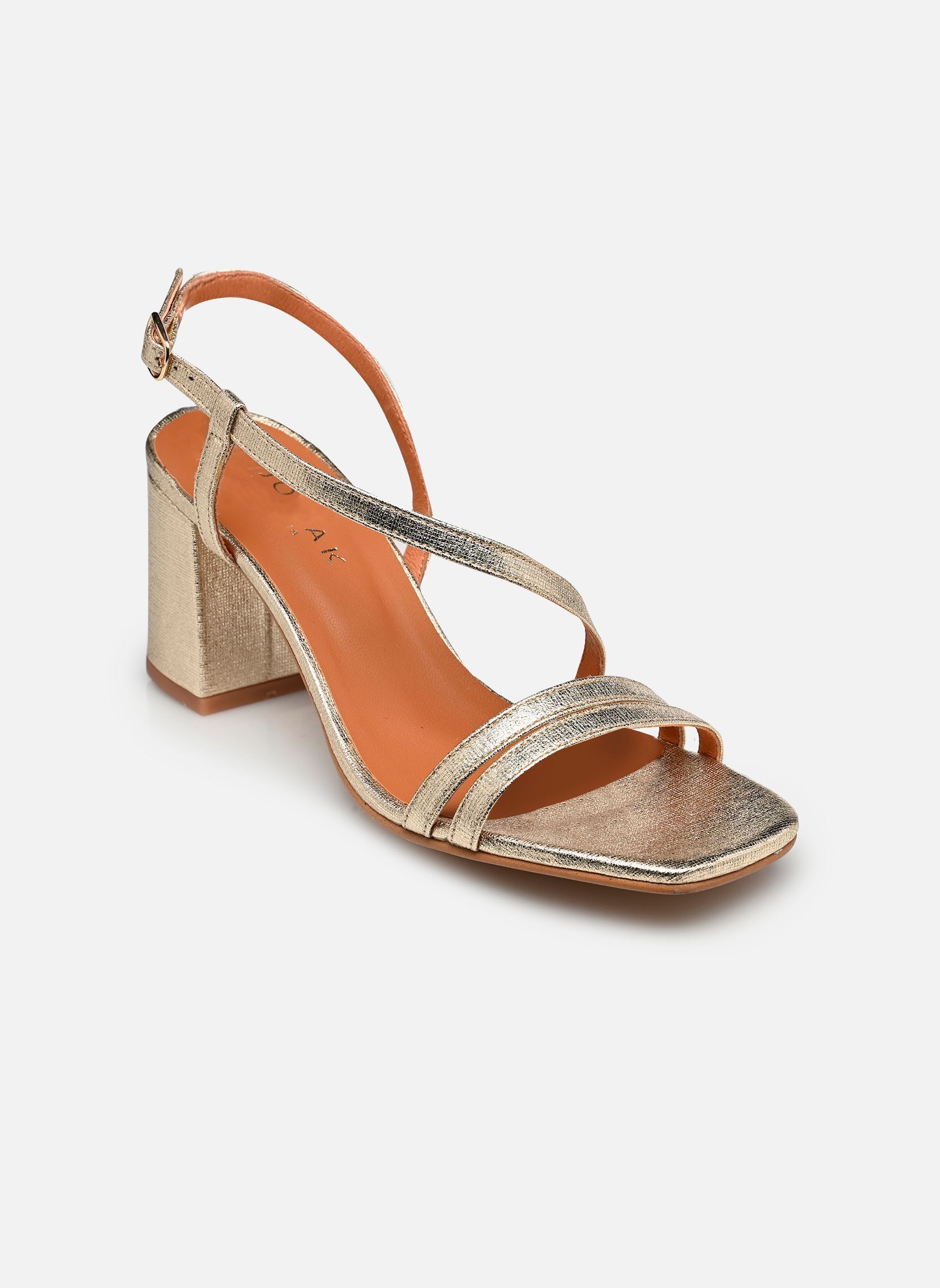 Sandalen VIMY dames goud en brons Jonak Sandalen VIMY dames goud en brons Synthe Metallise Platine