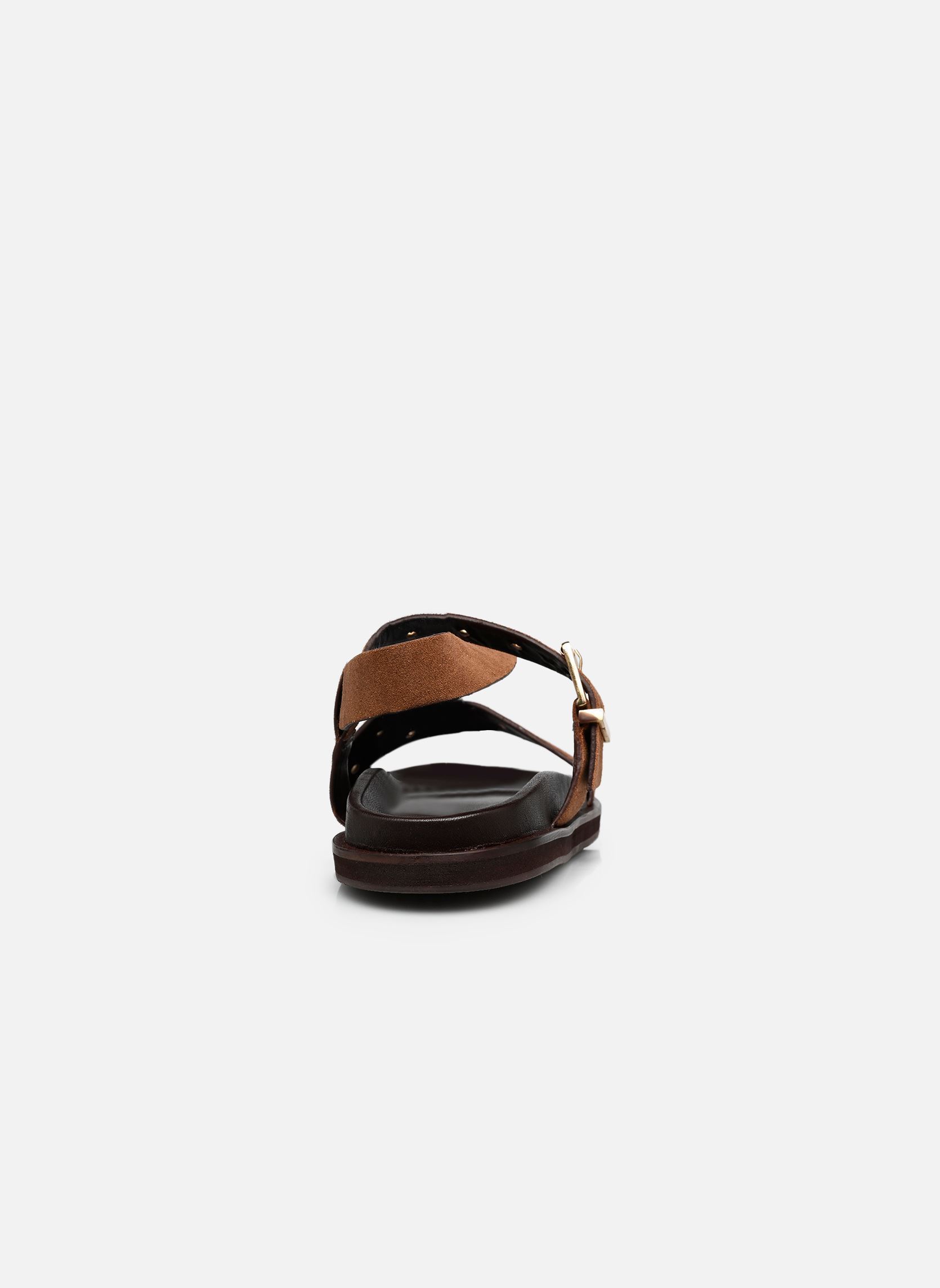 Sandales WIZON femme marron Jonak Sandales WIZON femme marron Croute taupe