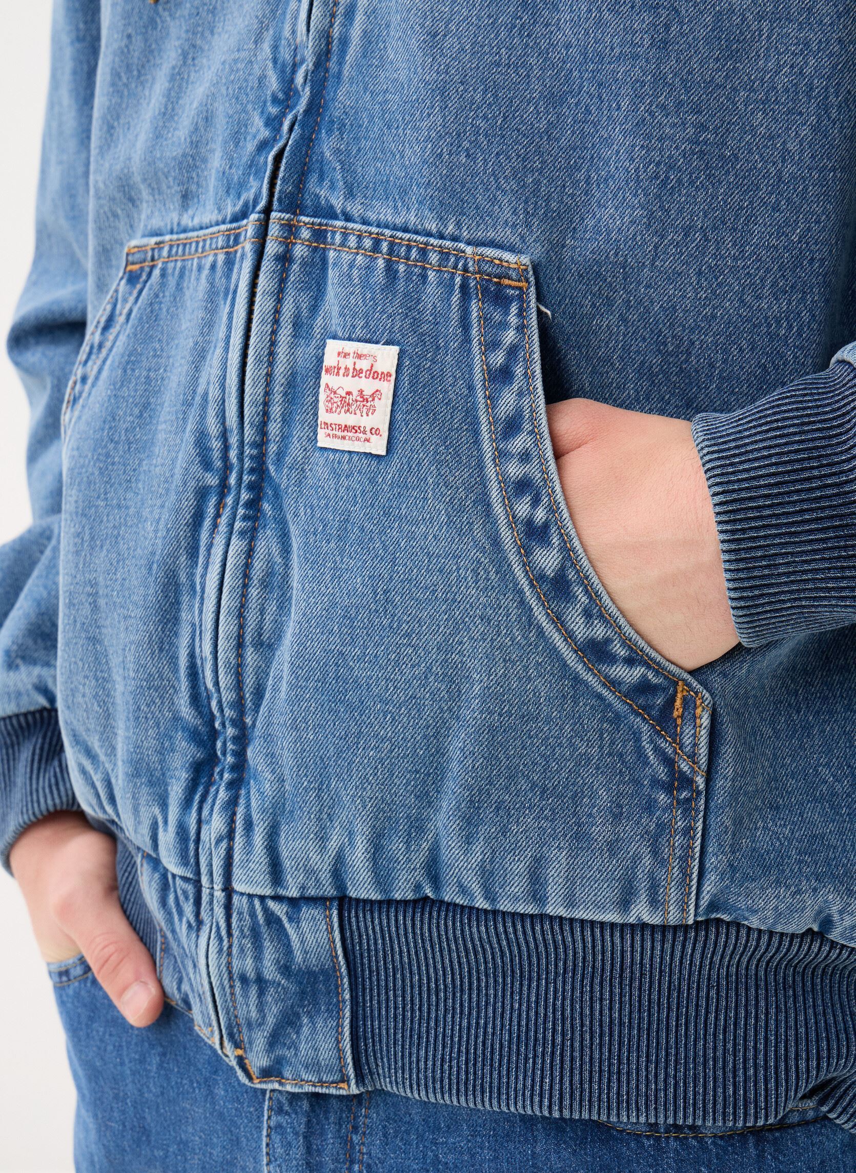 Vestes en jean Potrero Denim Hoody-A3222 homme bleu Levi's Vestes en jean Potrero Denim Hoody-A3222 homme bleu GET INVOLVED T