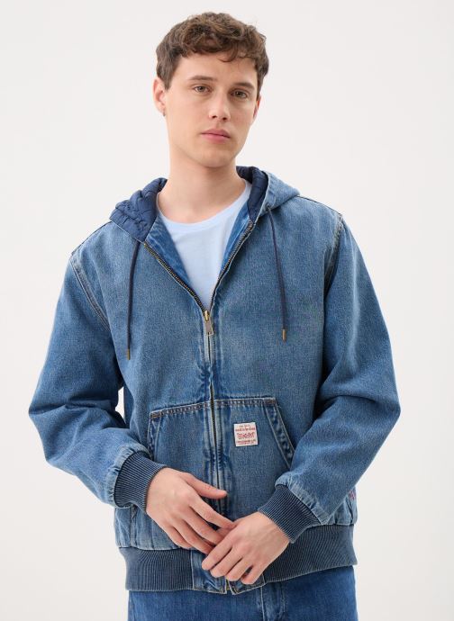 Levi's Spijkerjassen Potrero Denim Hoody-A3222 heren blauw