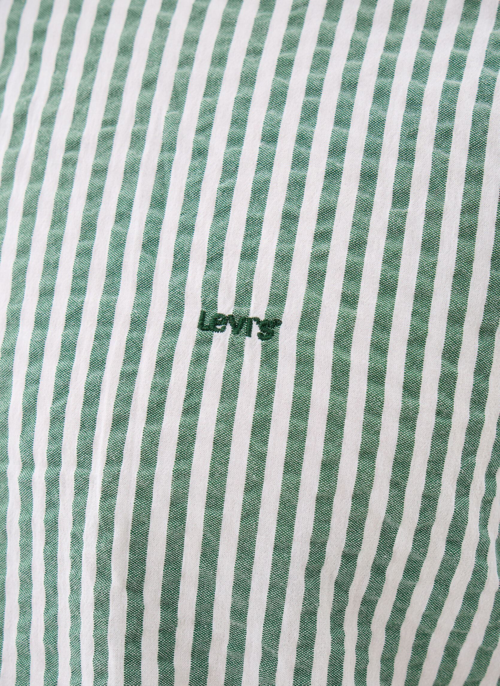 Hemden Ss Authentic Button Down-A9161 heren groen Levi's Hemden Ss Authentic Button Down-A9161 heren groen Aldwyn Stripe Eden