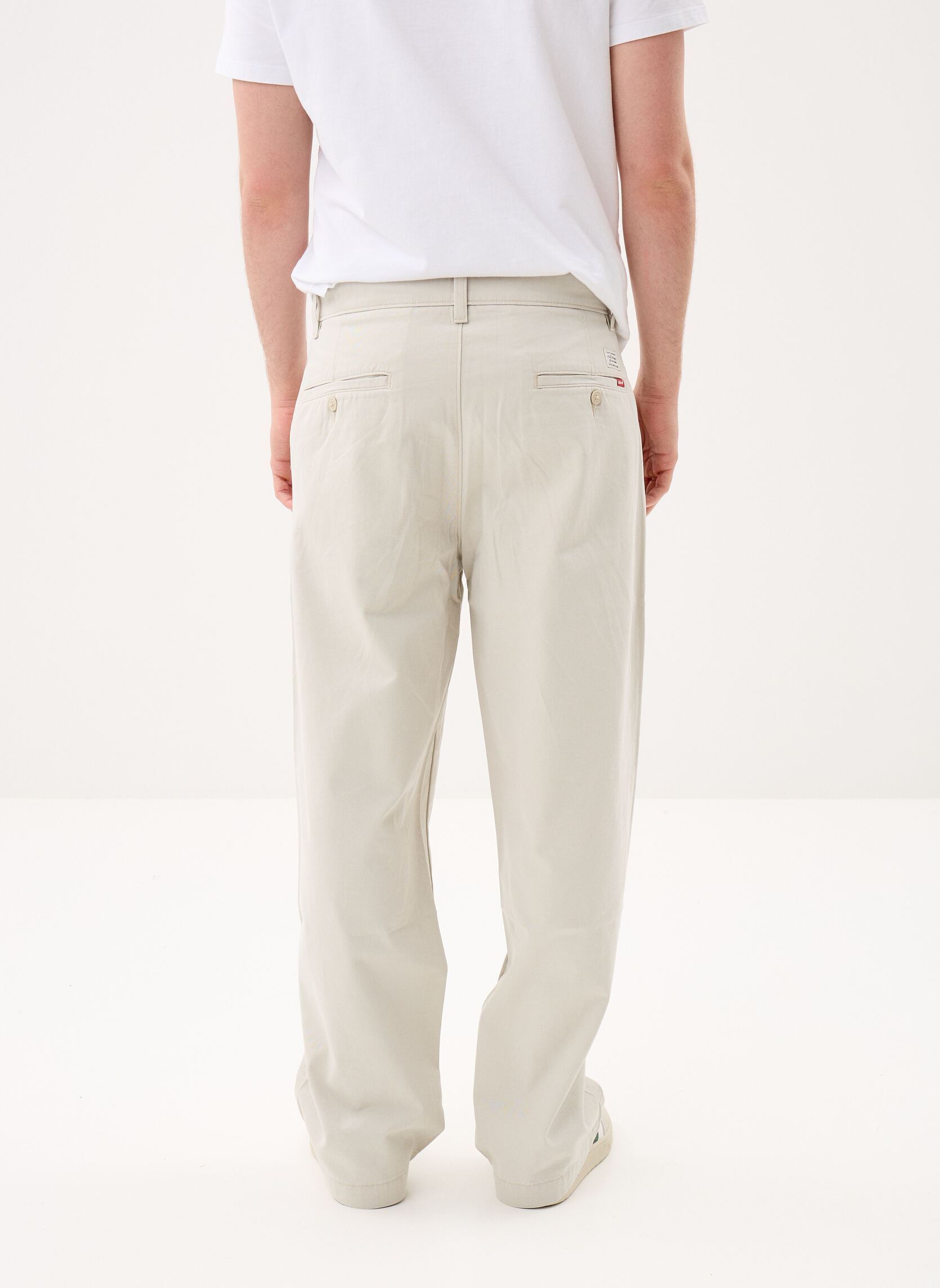 Chino-Hosen Xx Chino Baggy-0057Q herren weiß Levi's Chino-Hosen Xx Chino Baggy-0057Q herren weiß Pumice