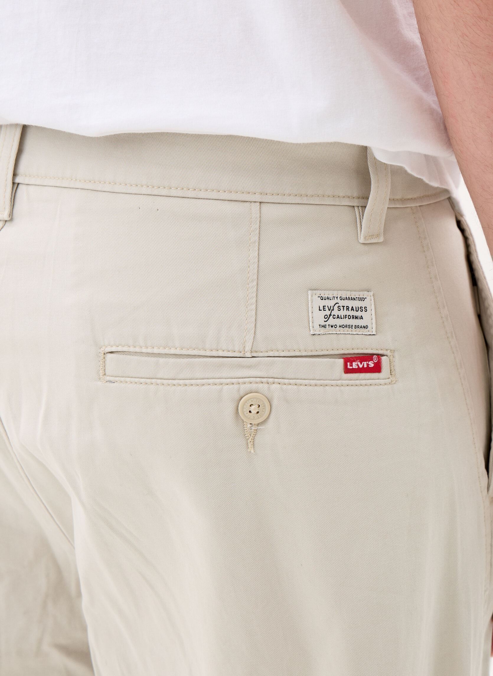 Chino-Hosen Xx Chino Baggy-0057Q herren weiß Levi's Chino-Hosen Xx Chino Baggy-0057Q herren weiß Pumice