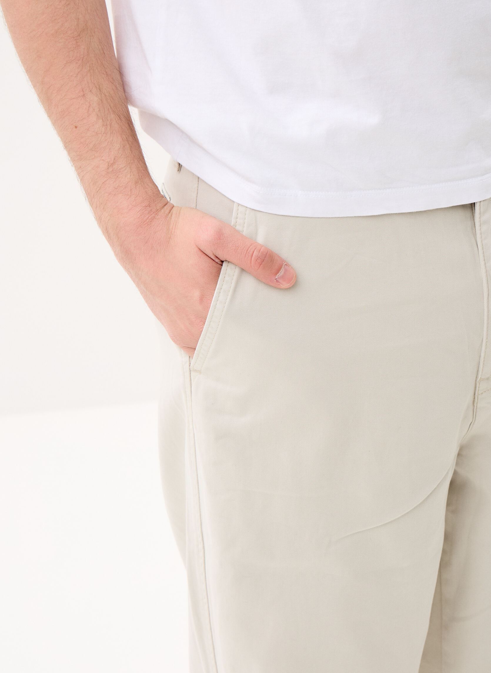 Chino-Hosen Xx Chino Baggy-0057Q herren weiß Levi's Chino-Hosen Xx Chino Baggy-0057Q herren weiß Pumice