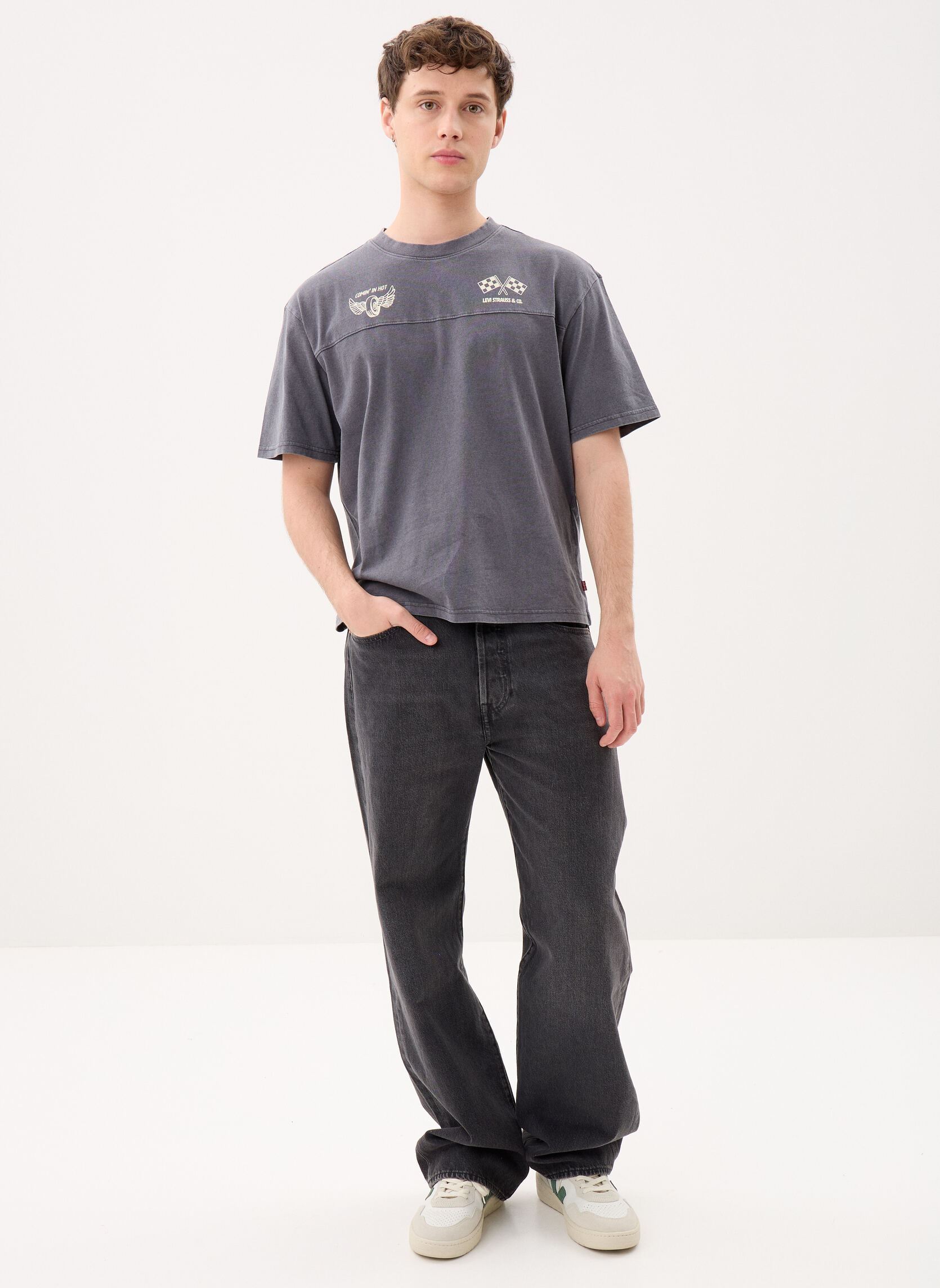 Jeans droit 501 Loose-0057U homme noir Levi's Jeans droit 501 Loose-0057U homme noir BIG WHEELS