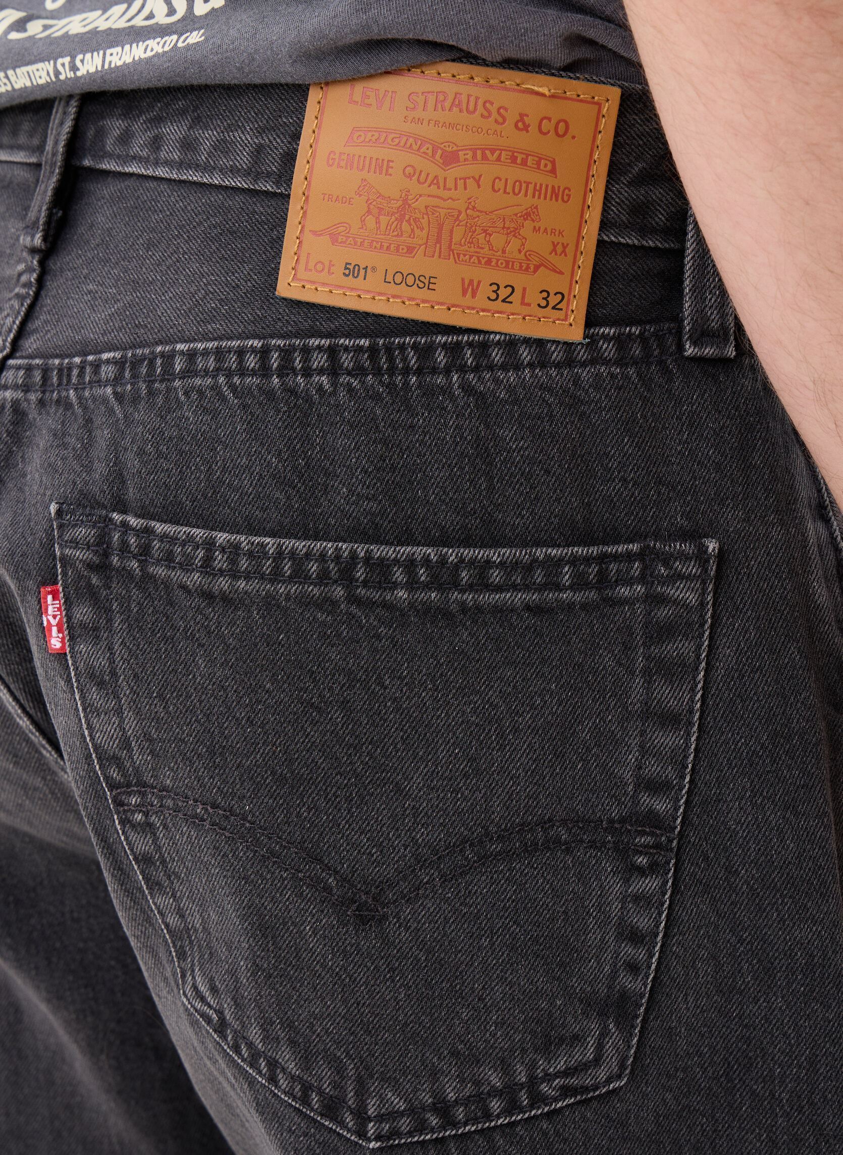 Jeans droit 501 Loose-0057U homme noir Levi's Jeans droit 501 Loose-0057U homme noir BIG WHEELS