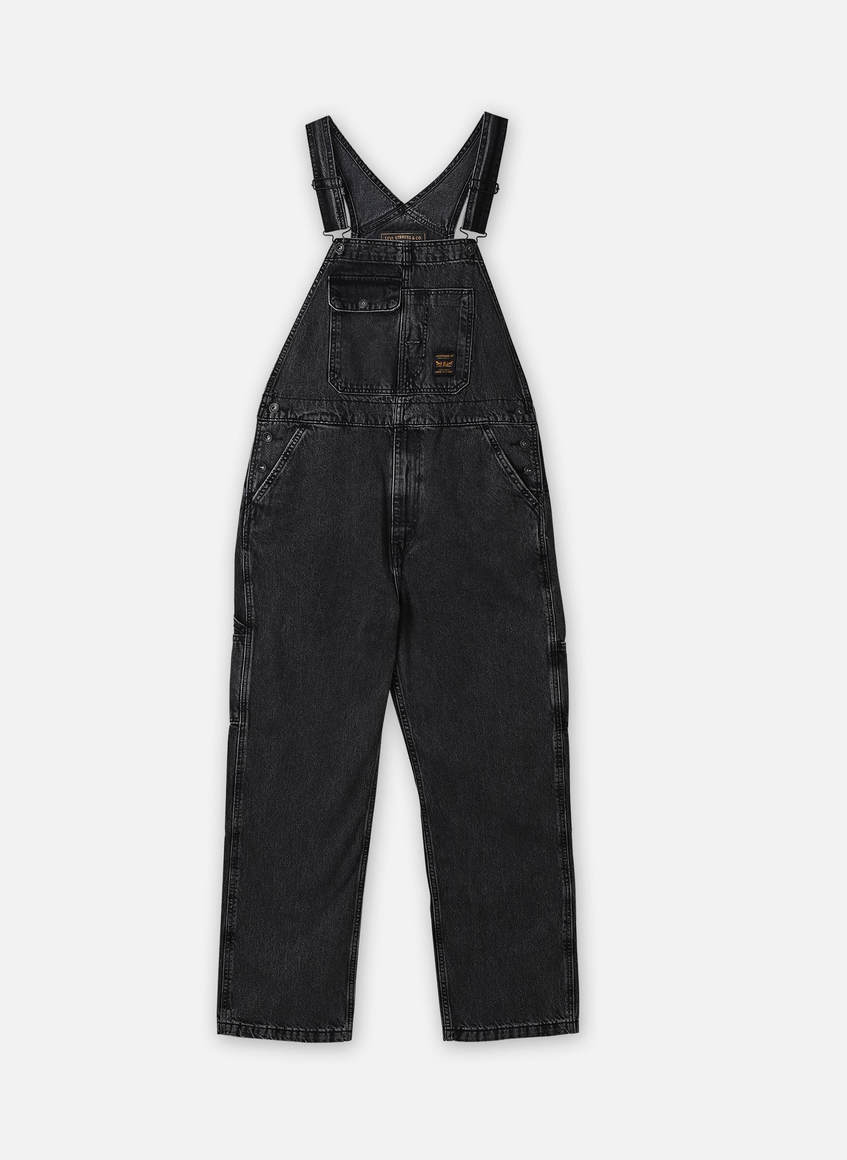 Pantalons Loose Overalls-0057W homme noir Levi's Pantalons Loose Overalls-0057W homme noir DARKLY WASH OVERALL ML