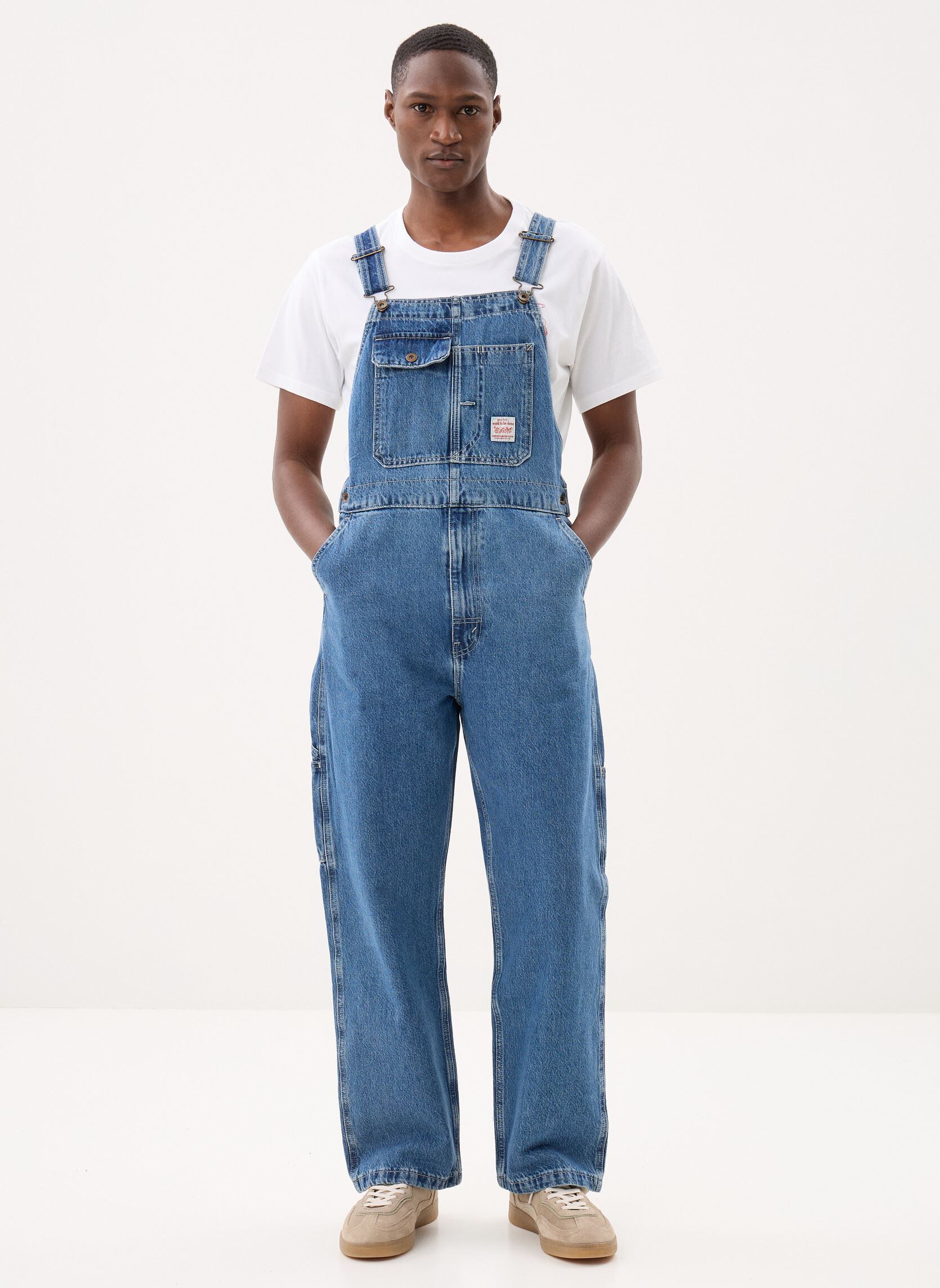 Pantalons Loose Overalls-0057W homme bleu Levi's Pantalons Loose Overalls-0057W homme bleu GET INVOLVED OVERALL