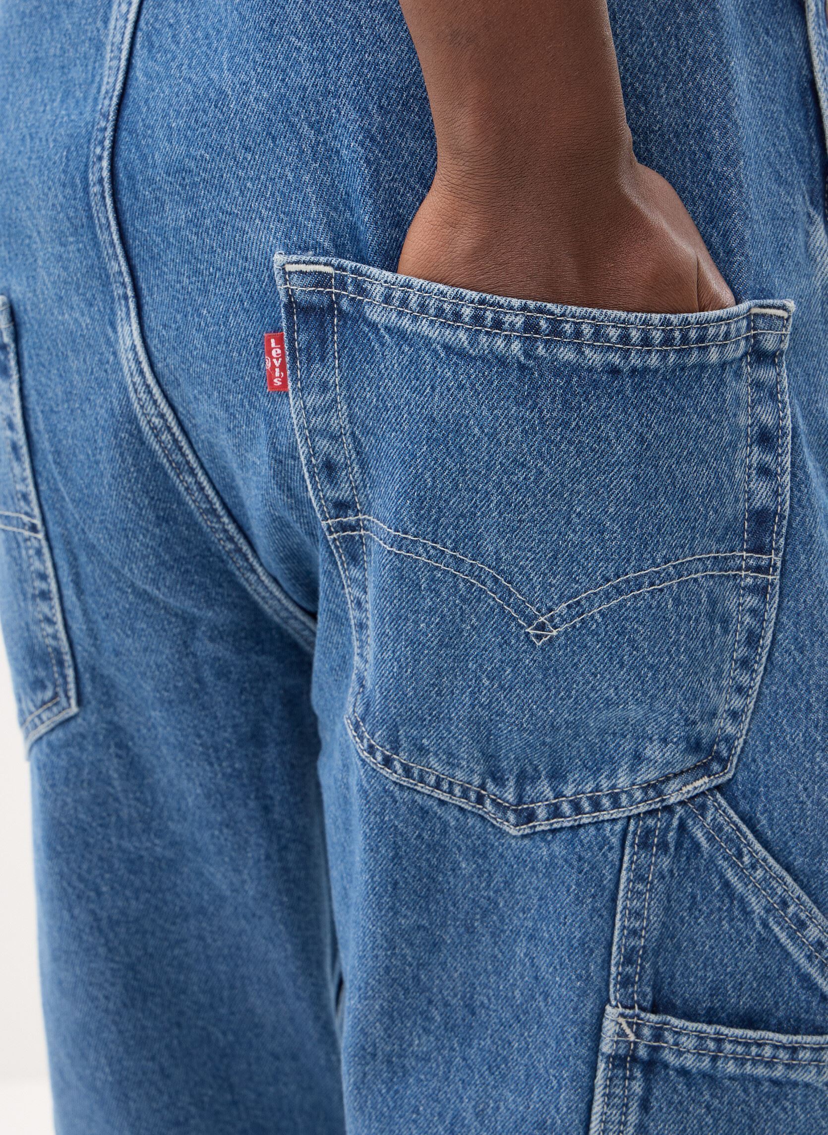 Pantalons Loose Overalls-0057W homme bleu Levi's Pantalons Loose Overalls-0057W homme bleu GET INVOLVED OVERALL