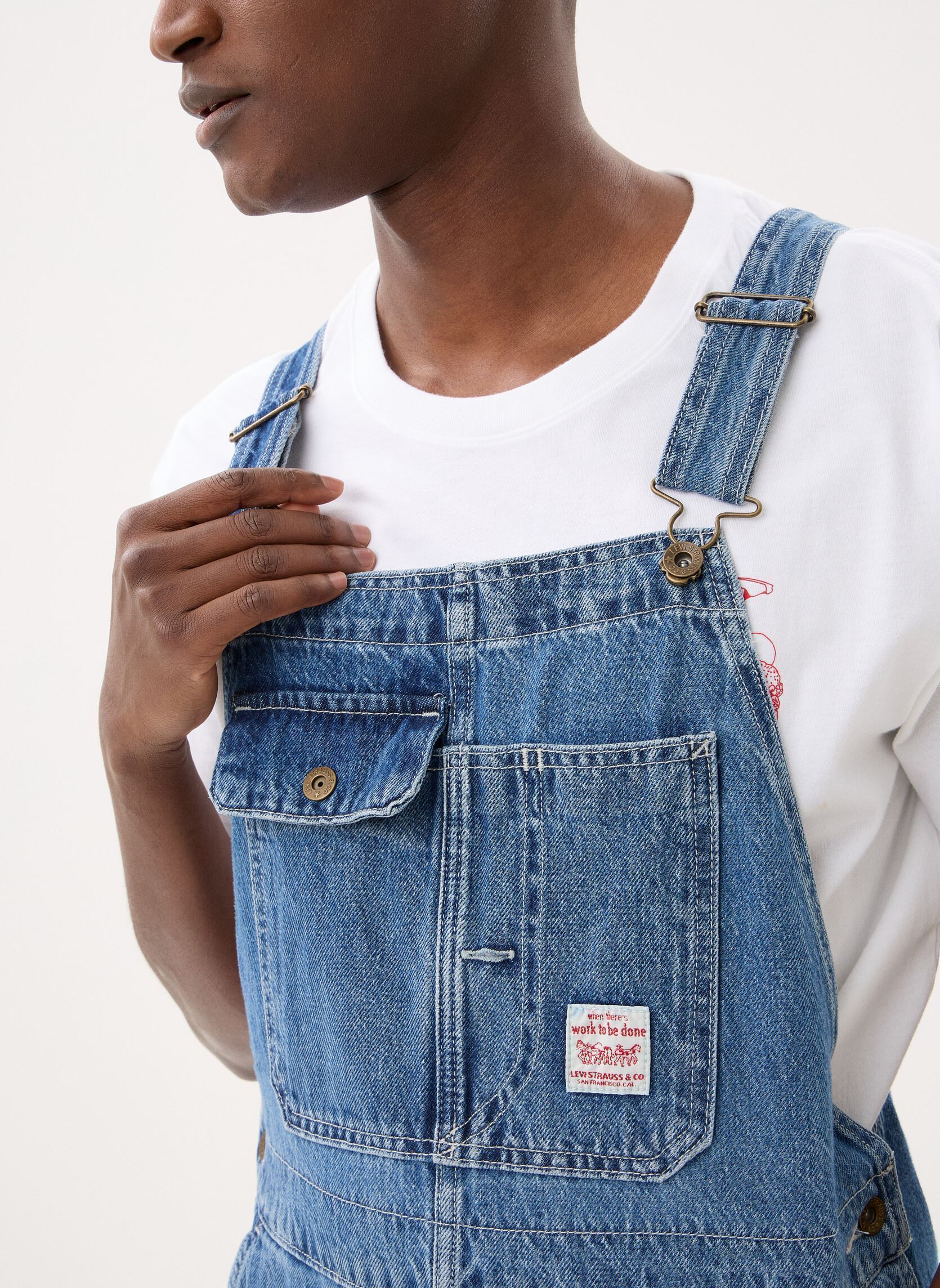 Pantalons Loose Overalls-0057W homme bleu Levi's Pantalons Loose Overalls-0057W homme bleu GET INVOLVED OVERALL