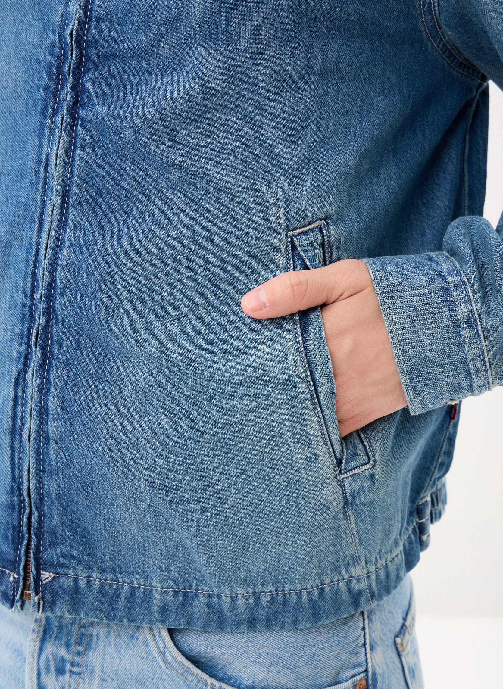 Vestes en jean Castro Full Zip-005AF homme bleu Levi's Vestes en jean Castro Full Zip-005AF homme bleu Light It Up T