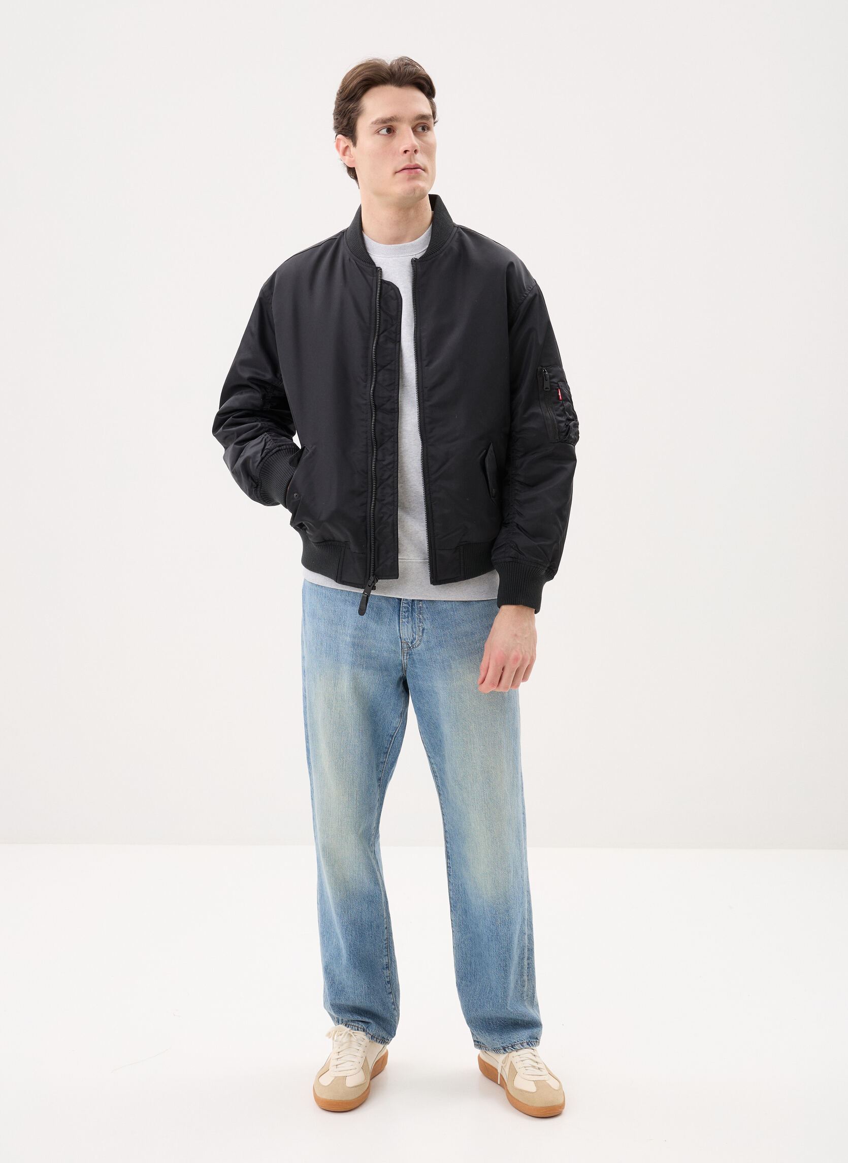 Blousons Ma-1 Bomber-005AL homme noir Levi's Blousons Ma-1 Bomber-005AL homme noir Jet black