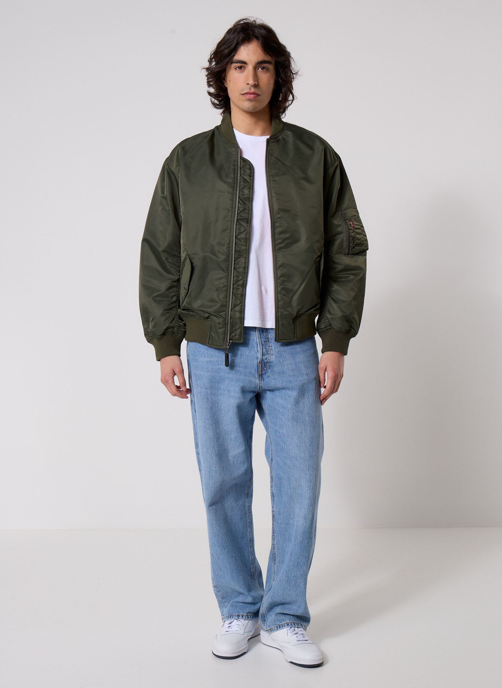Bomberjacken Ma-1 Bomber-005AL herren grün Levi's Bomberjacken Ma-1 Bomber-005AL herren grün Deep Depths