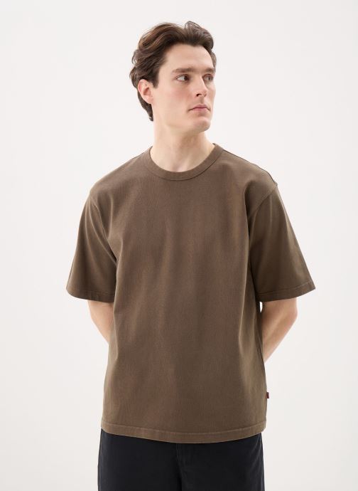 Levi's Tee-shirts manches courtes Heavyweight Loose Tee-005GY homme marron