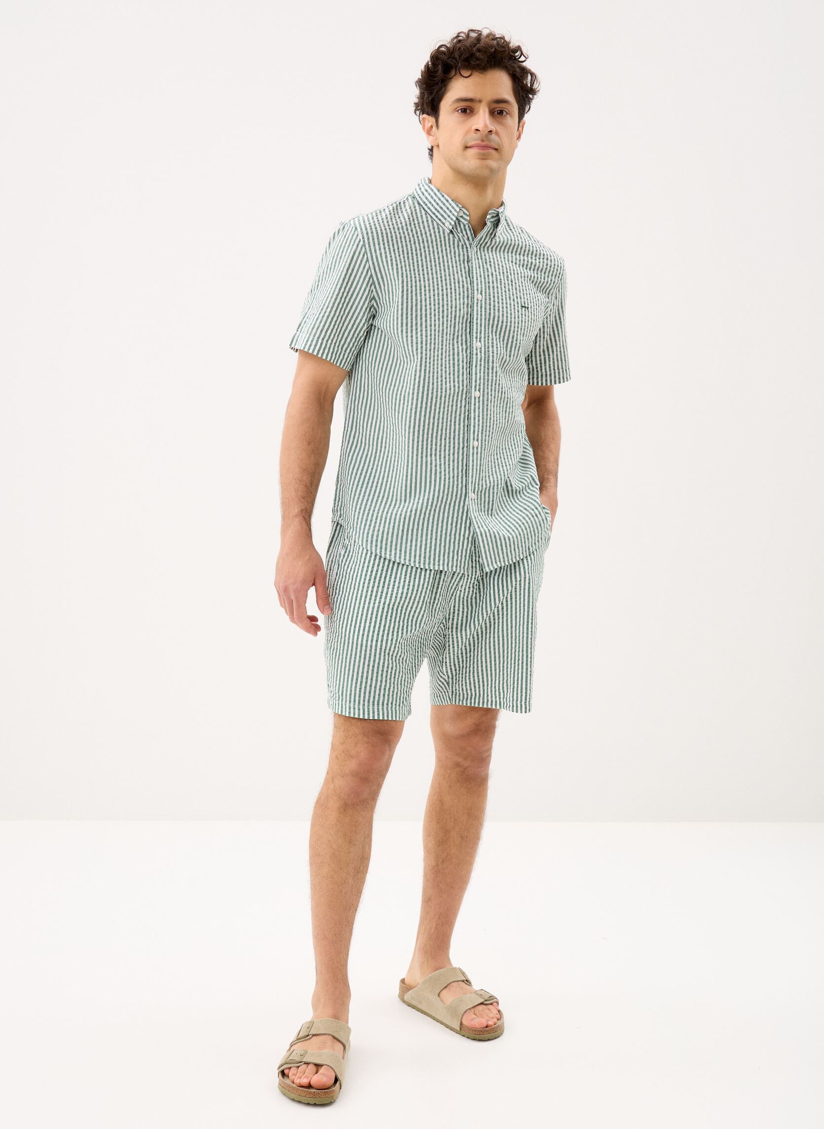 Shorts Boxer Short-0057T homme vert Levi's Shorts Boxer Short-0057T homme vert Aldwyn Stripe Eden