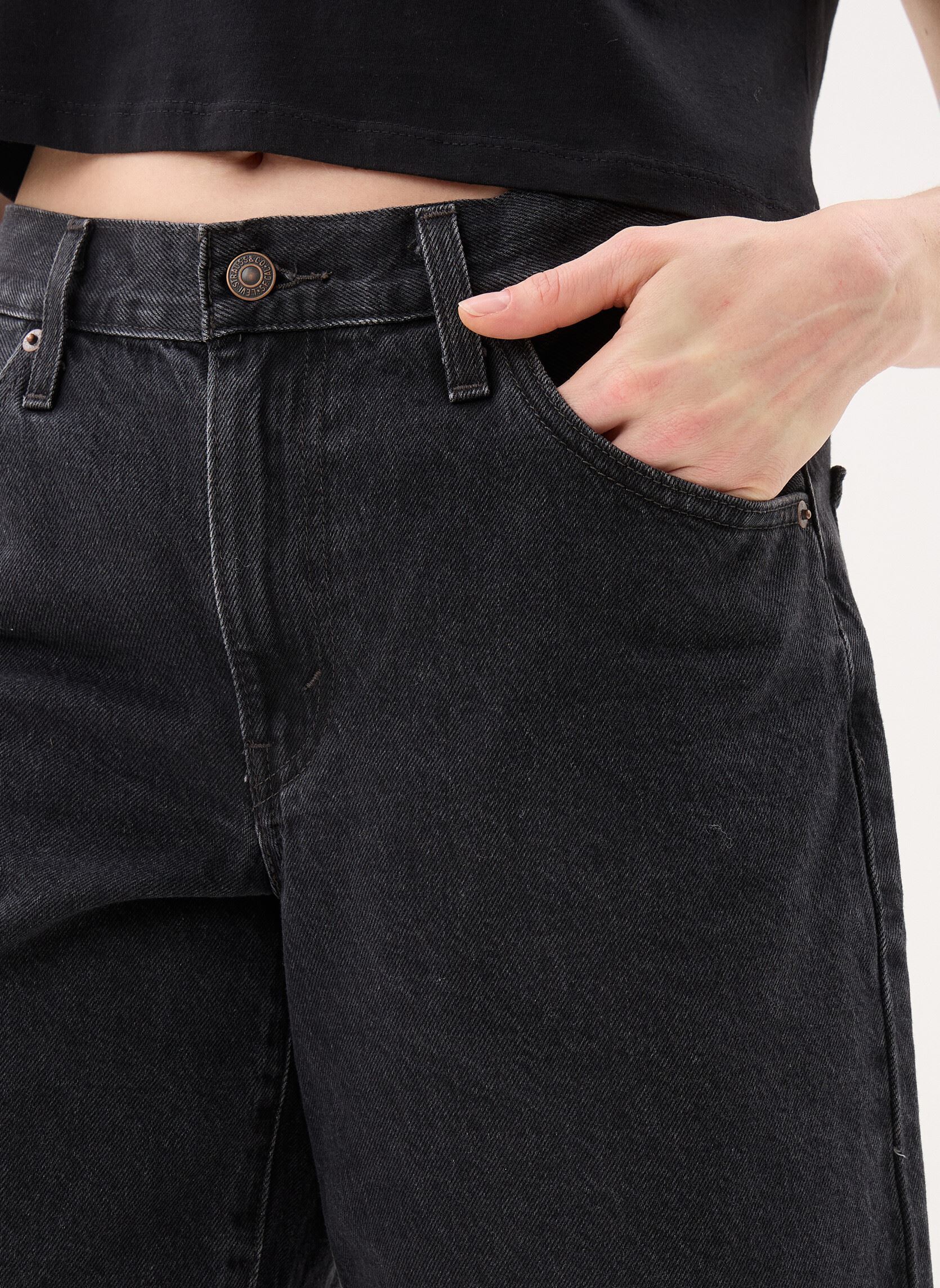 Shorts Baggy Dad Jort-000MJ dames zwart Levi's Shorts Baggy Dad Jort-000MJ dames zwart OPEN MIND FP