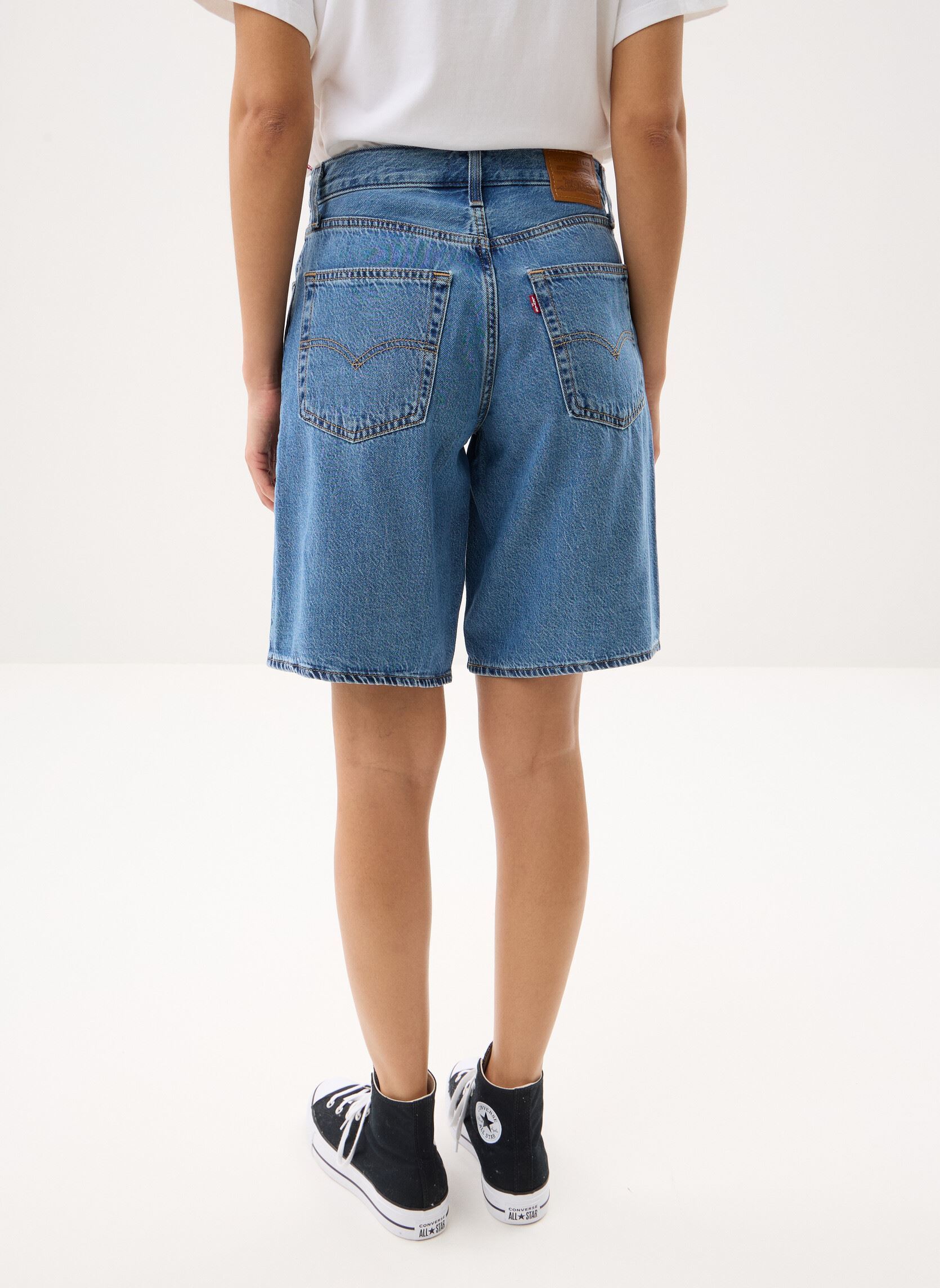 Shorts Baggy Dad Jort-000MJ dames blauw Levi's Shorts Baggy Dad Jort-000MJ dames blauw OWN IT TENCEL