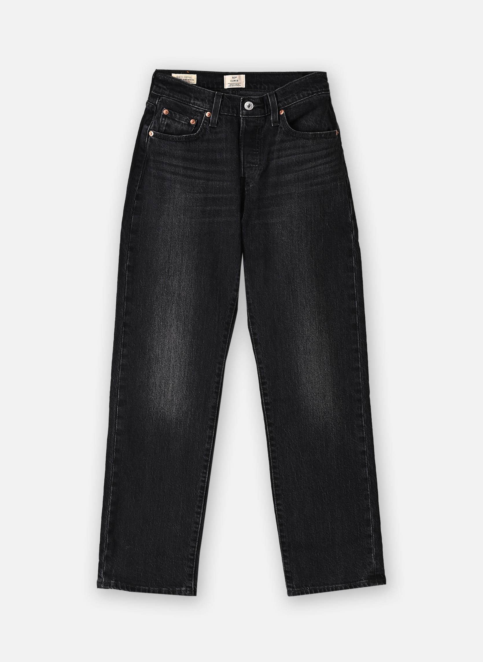 Jean 501 Curve droit en coton - vue 3