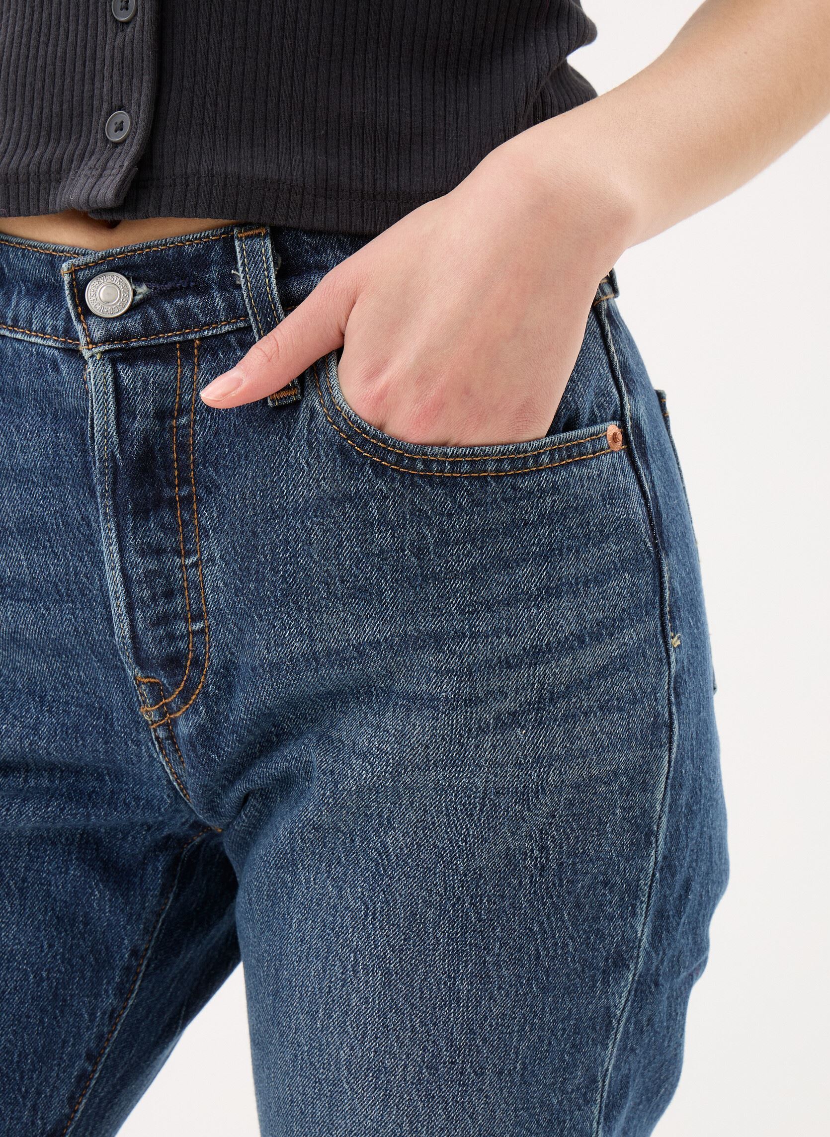 Rechte jeans / Straight Leg Jeans 501 Curve-0036A dames blauw Levi's Rechte jeans / Straight Leg Jeans 501 Curve-0036A dames blauw COLD SUMMER