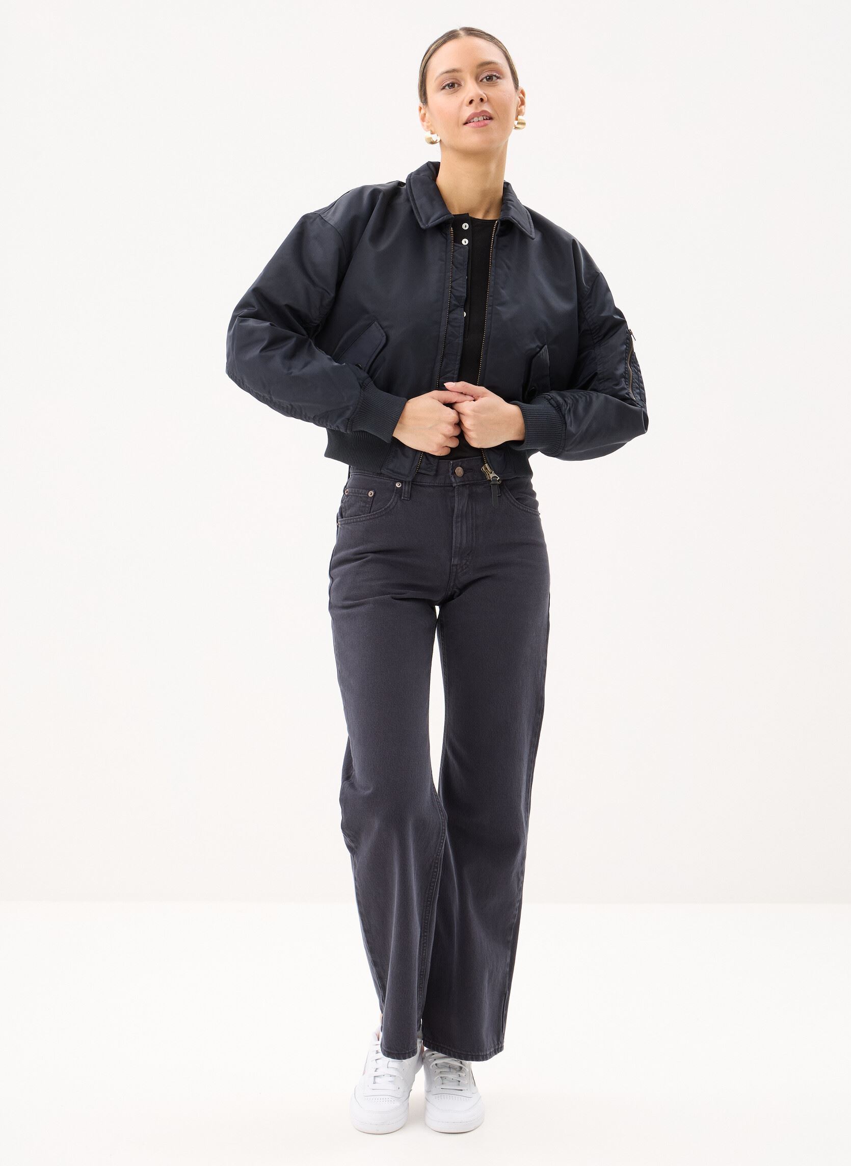 Blousons Bowie Crop Bomber-005AQ femme noir Levi's Blousons Bowie Crop Bomber-005AQ femme noir ANTHRACITE NIGHT