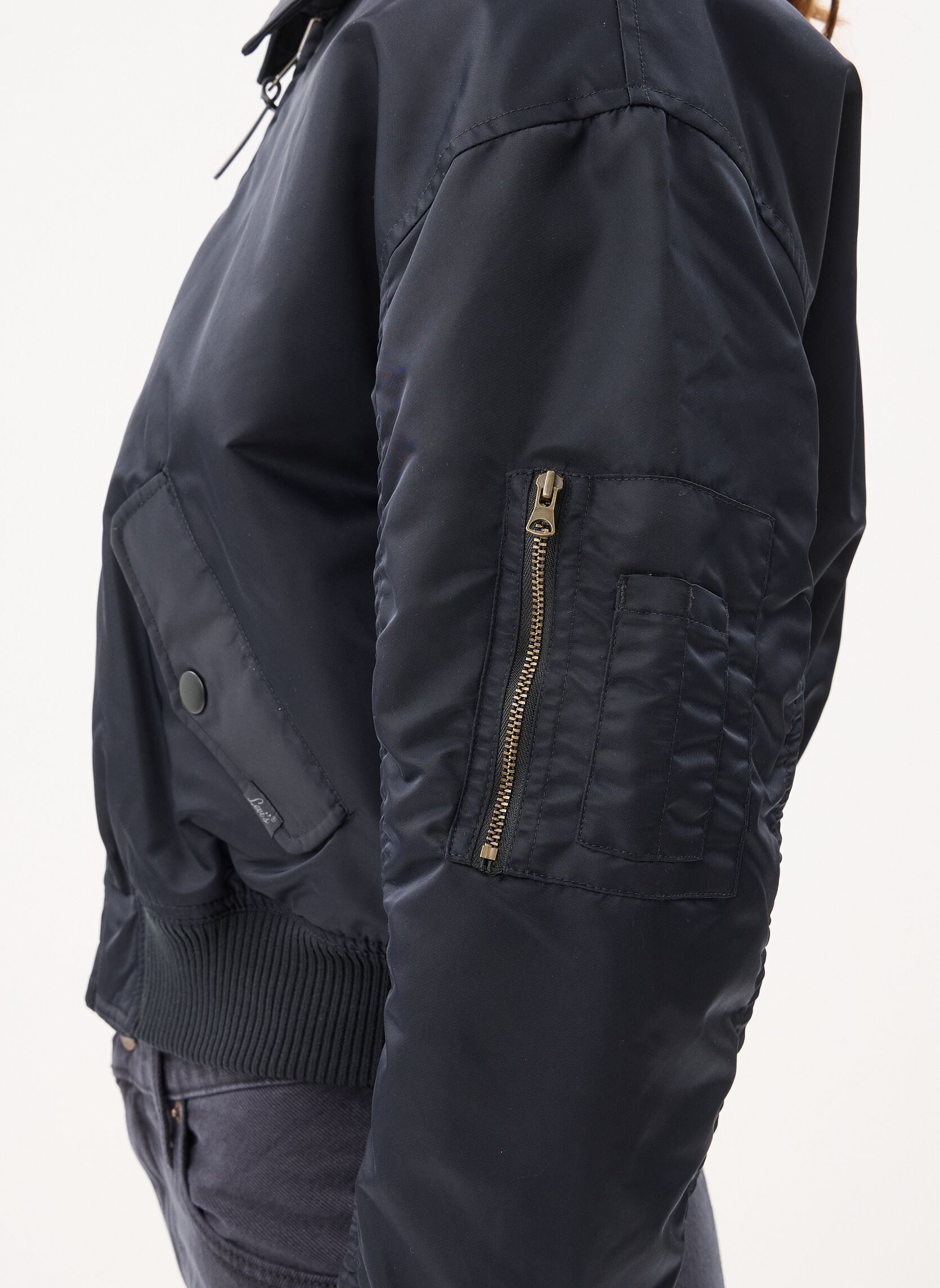 Blousons Bowie Crop Bomber-005AQ femme noir Levi's Blousons Bowie Crop Bomber-005AQ femme noir ANTHRACITE NIGHT