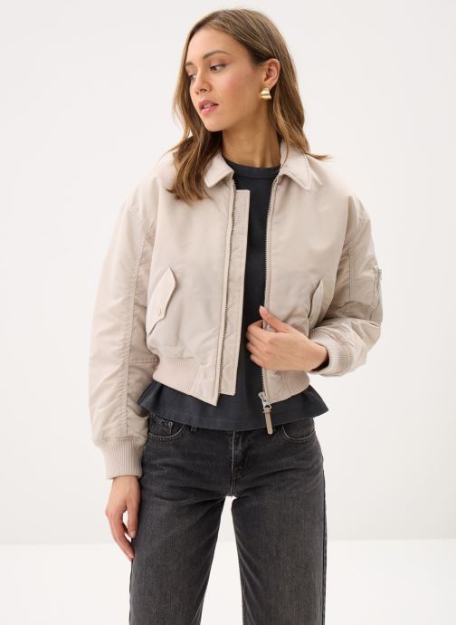 Levi's Bomberjacken Bowie Crop Bomber-005AQ damen grau