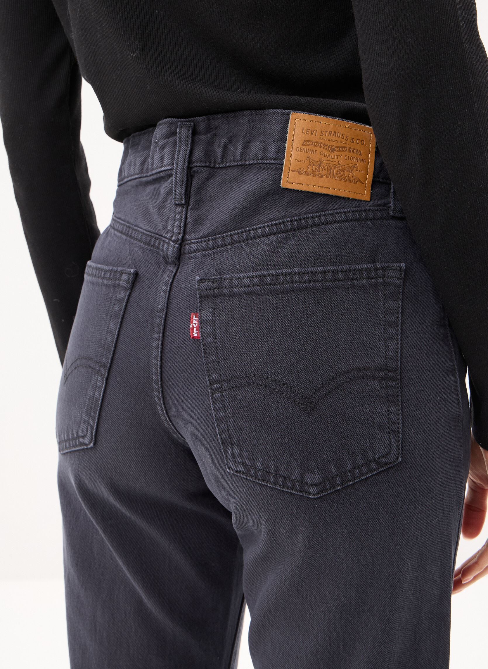 Wijde jeans / Flared Jeans Loose Boot-005DO dames zwart Levi's Wijde jeans / Flared Jeans Loose Boot-005DO dames zwart Chipped Black Oyster