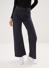 Wijde jeans / Flared Jeans Loose Boot-005DO dames zwart