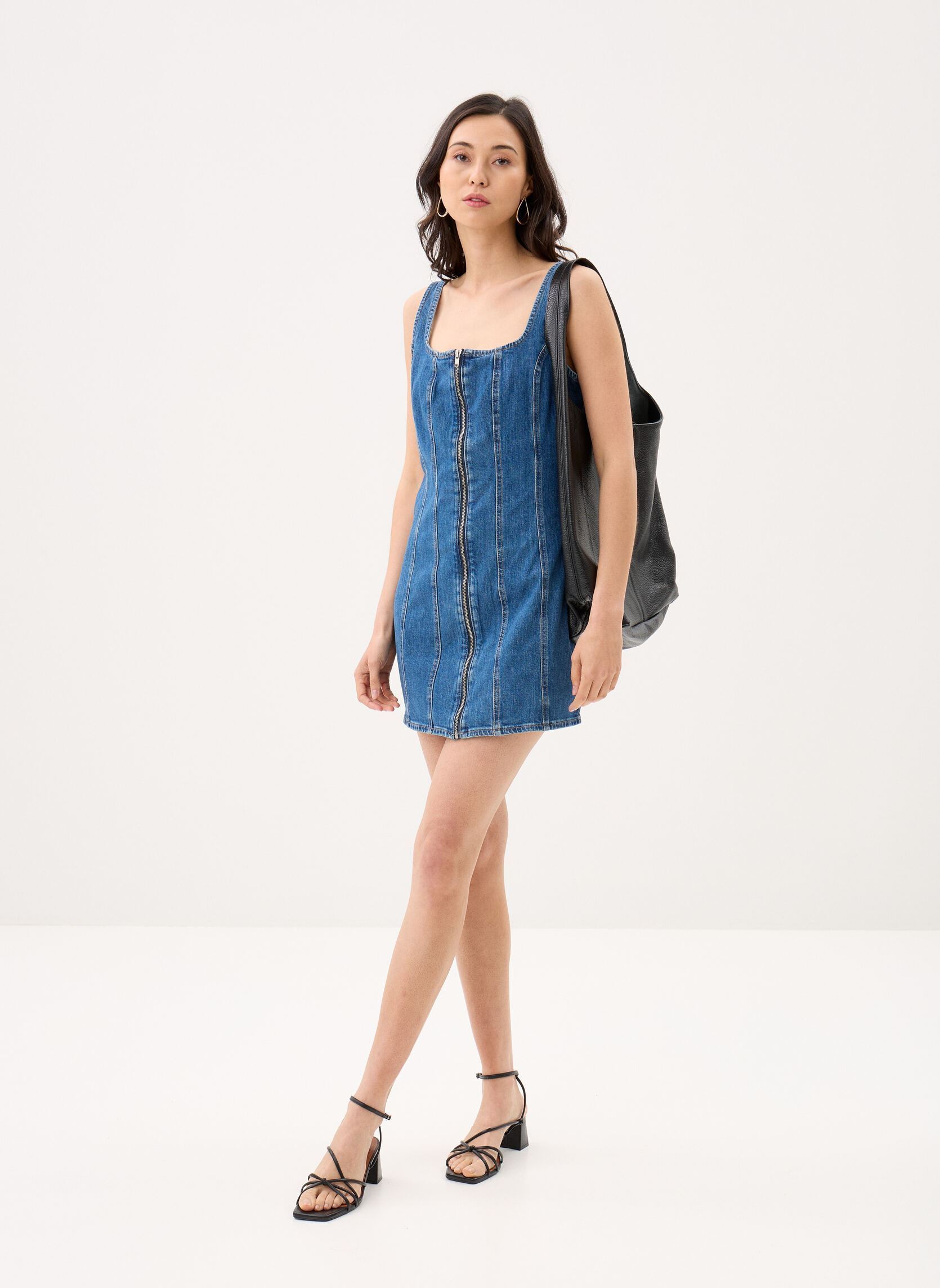Kleider Seamed Zip Dress-005EW damen blau Levi's Kleider Seamed Zip Dress-005EW damen blau SHE'S SO VAGUE