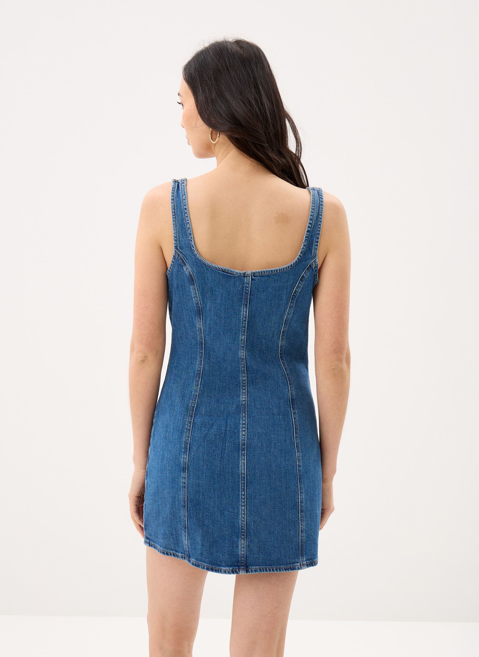 Kleider Seamed Zip Dress-005EW damen blau Levi's Kleider Seamed Zip Dress-005EW damen blau SHE'S SO VAGUE