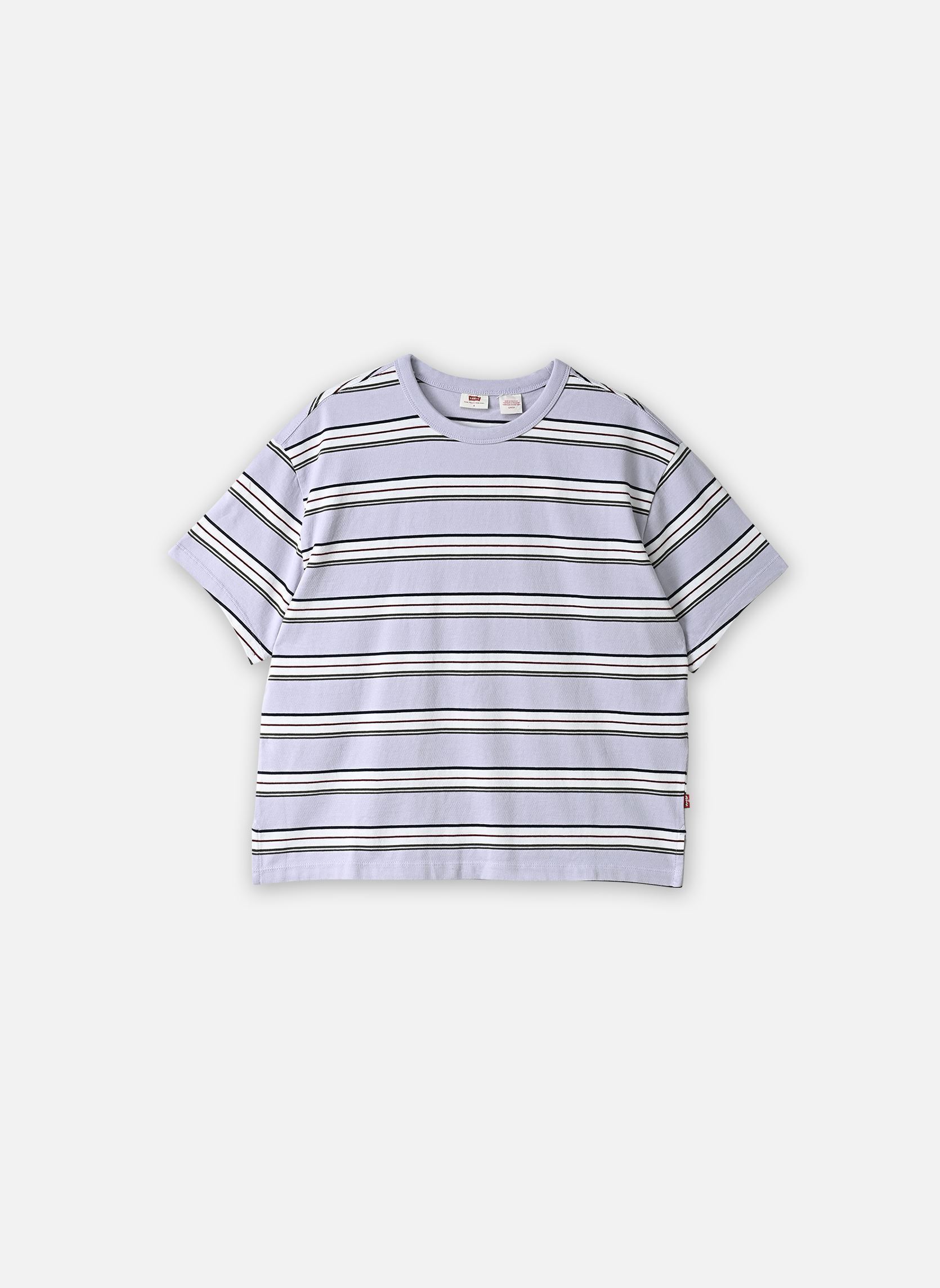 Tee-shirts Vintage Ss Tee-005IX femme violet Levi's Tee-shirts Vintage Ss Tee-005IX femme violet VIDA STRIPE LAVENDER BLUE HEAV