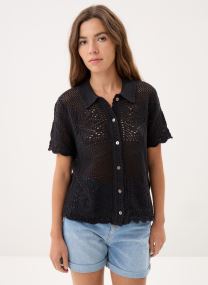 Truien Susanna Floral Crochet-005A9 dames zwart