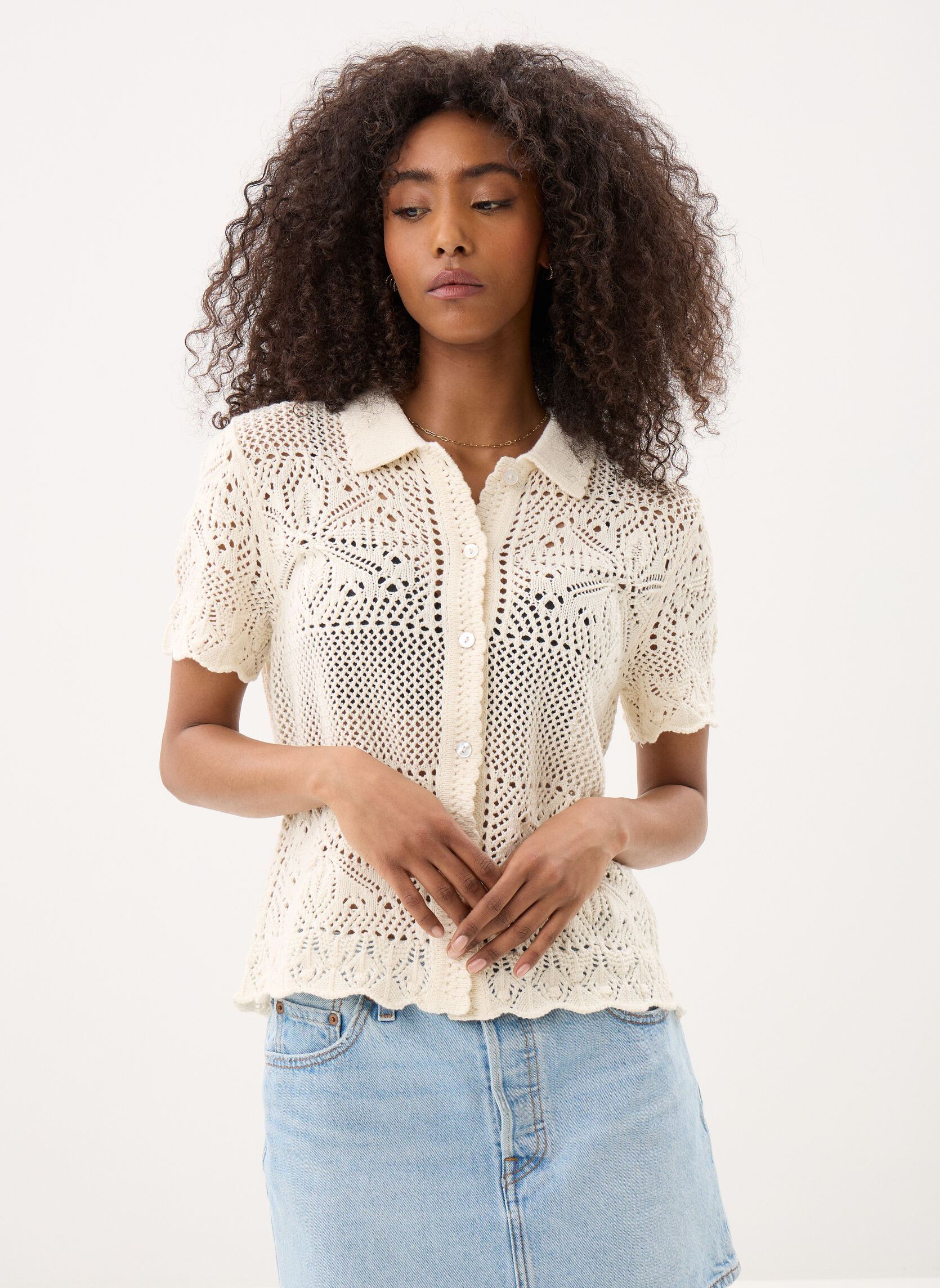 Vêtements Levi' ® Susanna Floral Crochet 005A9 pour Femme - vue 1