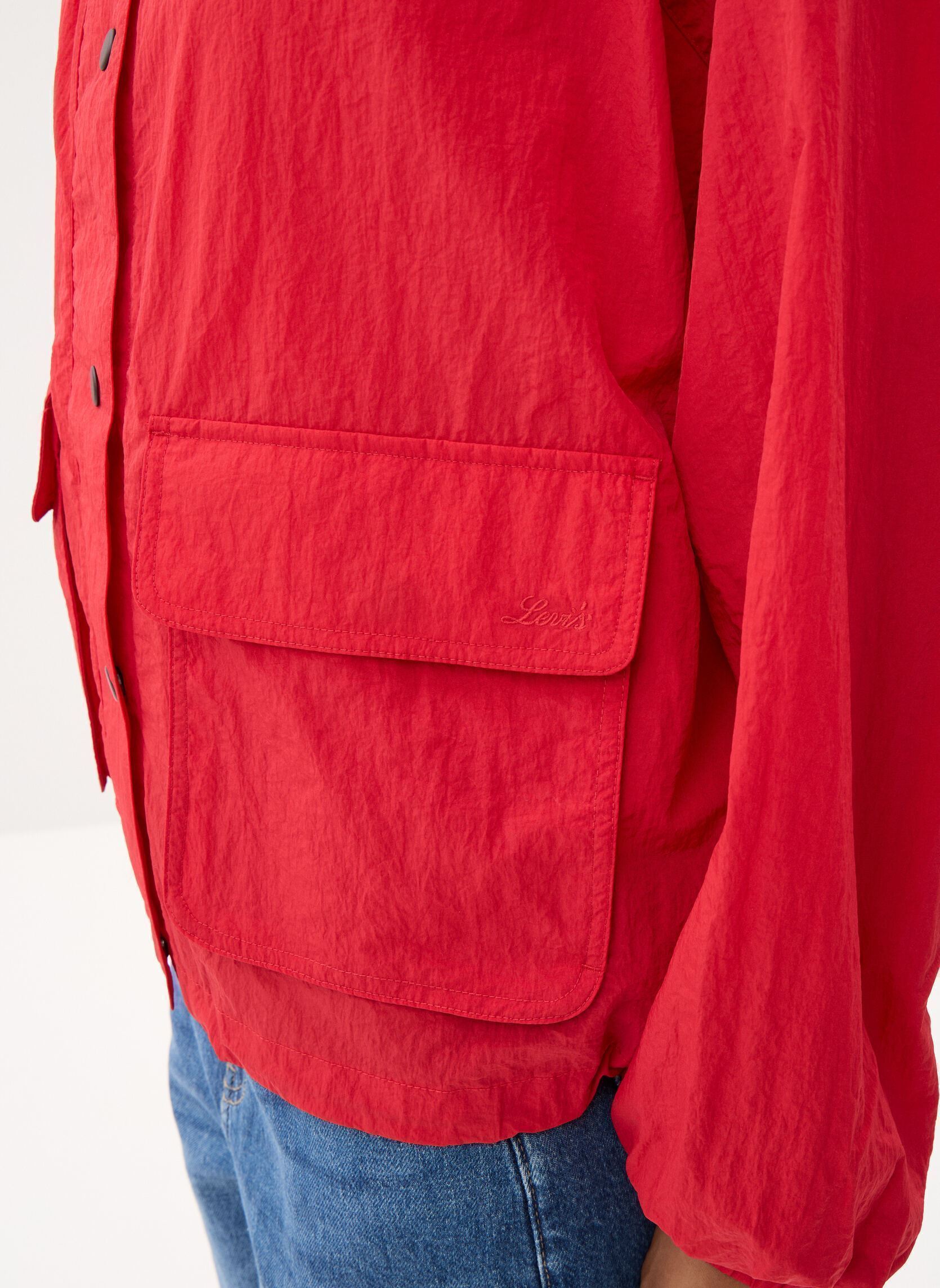 Winterjas Simone Blouson Parka-005AV dames rood Levi's Winterjas Simone Blouson Parka-005AV dames rood URBAN RED