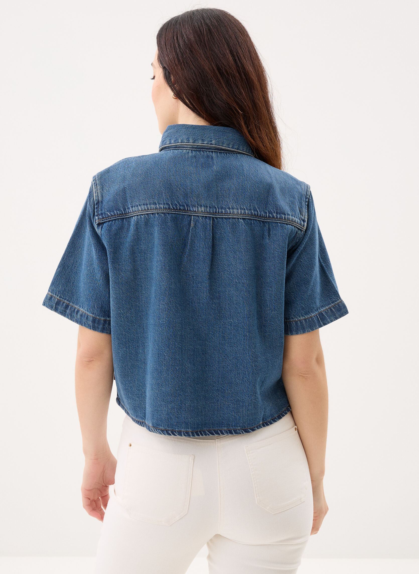 Hemden Logan Ss Denim-005CR damen blau Levi's Hemden Logan Ss Denim-005CR damen blau TENCEL TINTED TIMES
