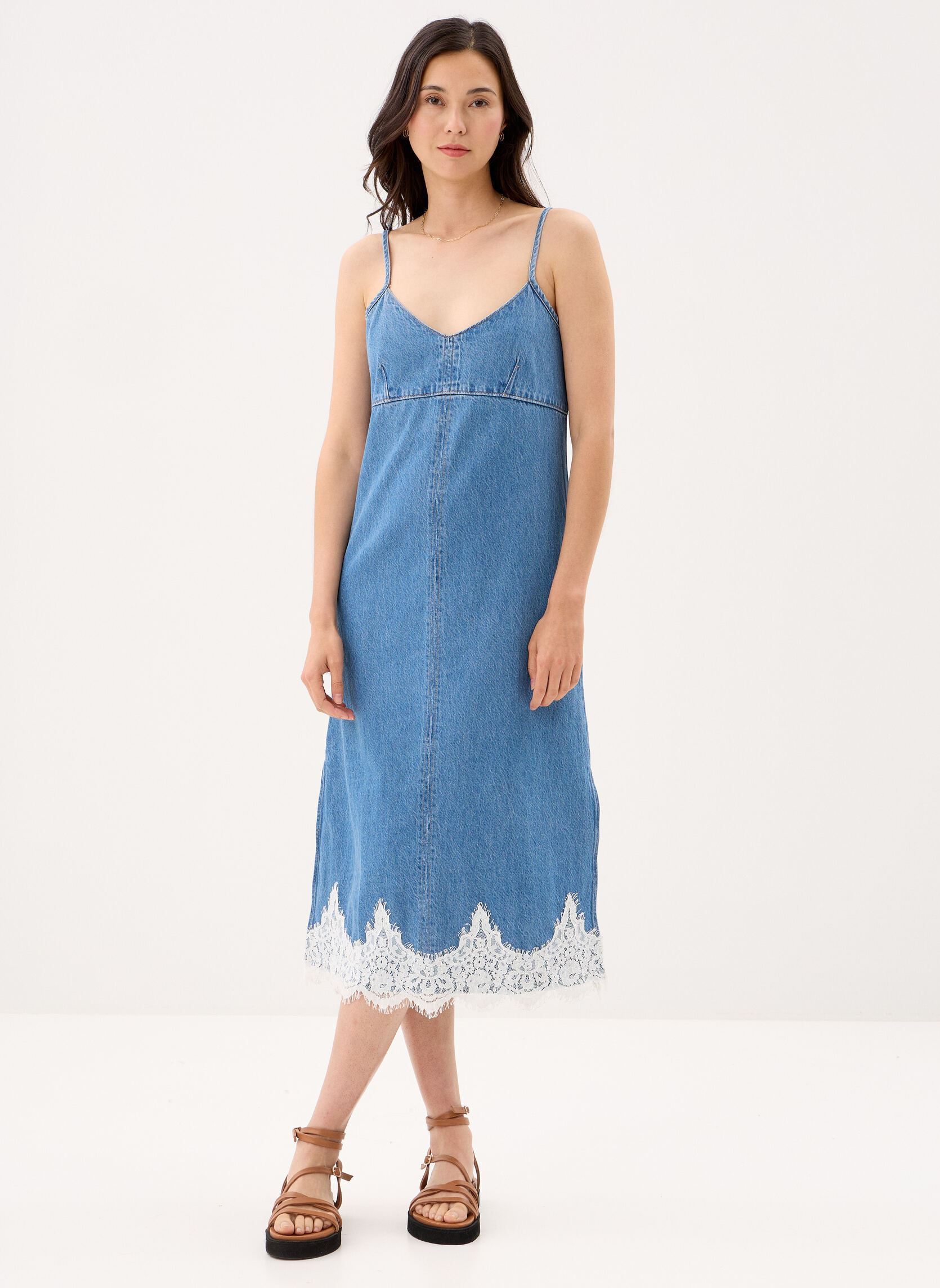 Robes 90S Denim Slip Dress-005J1 femme bleu Levi's Robes 90S Denim Slip Dress-005J1 femme bleu Slipped My Mind
