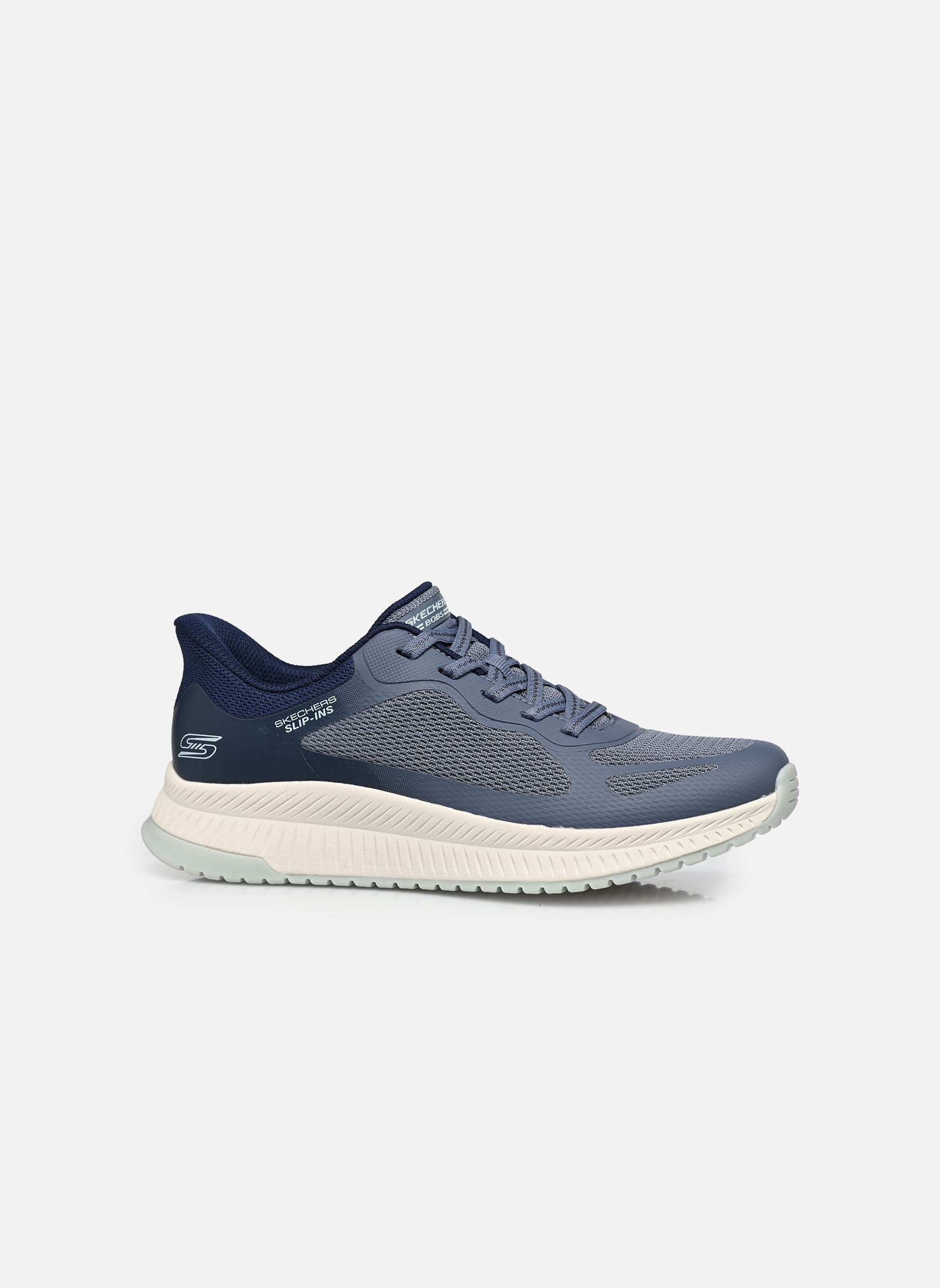 Baskets SLIP-INS Bobs Squad 4 - Staple Look femme bleu Skechers Baskets SLIP-INS Bobs Squad 4 - Staple Look femme bleu BLMT