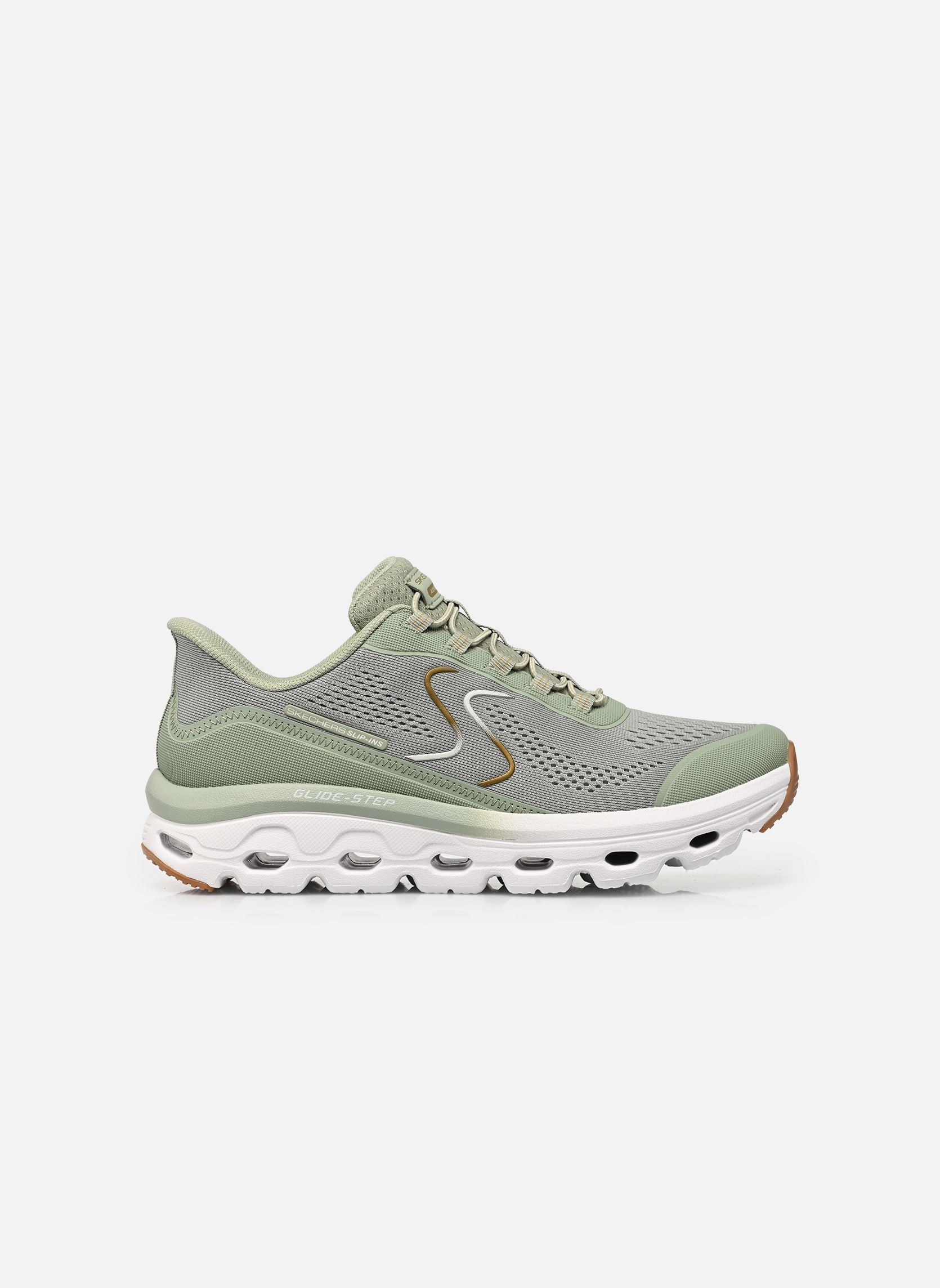 Baskets SLIP-INS Glide Step Sole femme vert Skechers Baskets SLIP-INS Glide Step Sole femme vert SAGE